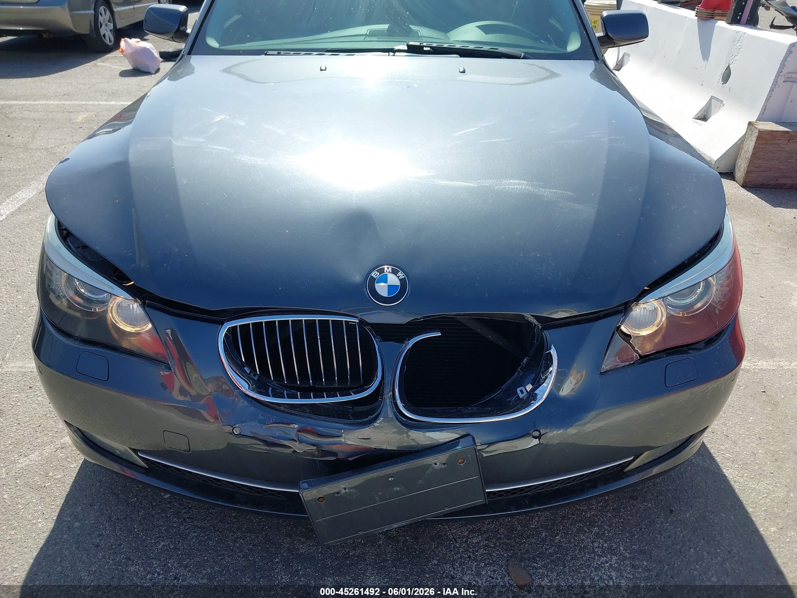 2008 Bmw 528i   Gray vin: WBANU53588CT16865