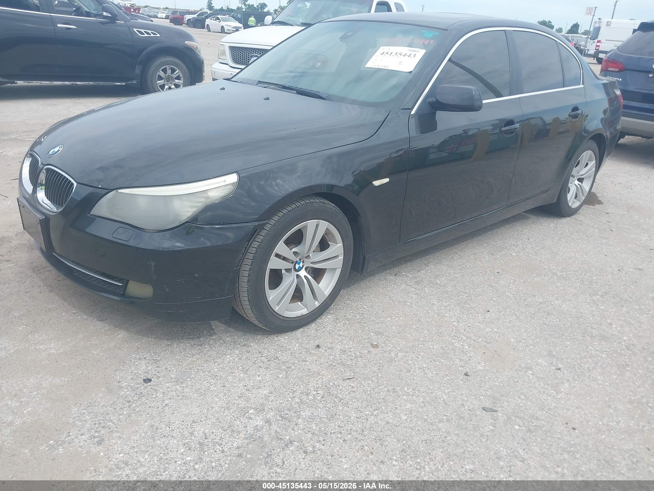 2009 Bmw 528i   Black vin: WBANU53589C119924