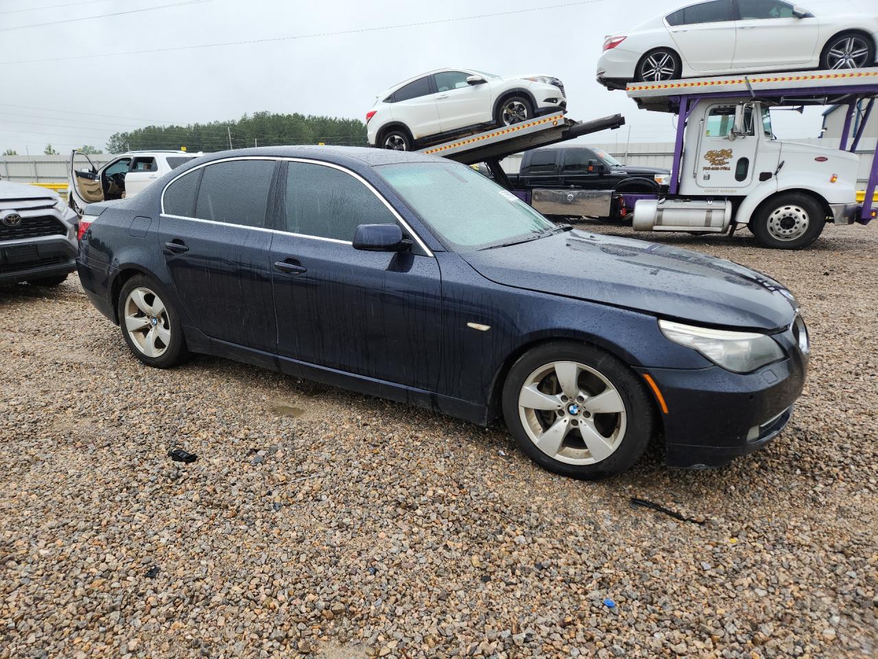 2008 Bmw 528 I Blue vin: WBANU53598C112978