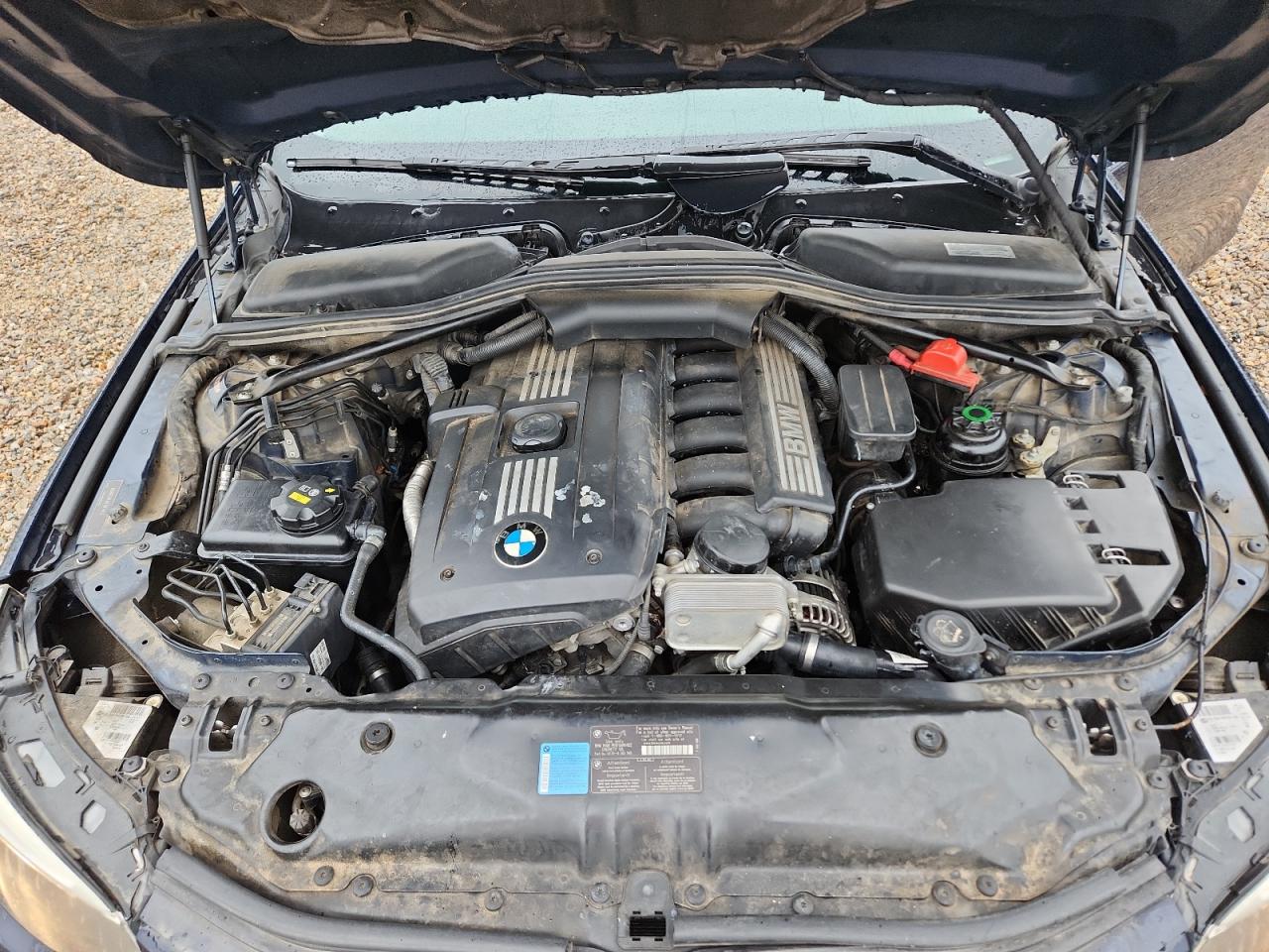 2008 Bmw 528 I Blue vin: WBANU53598C112978