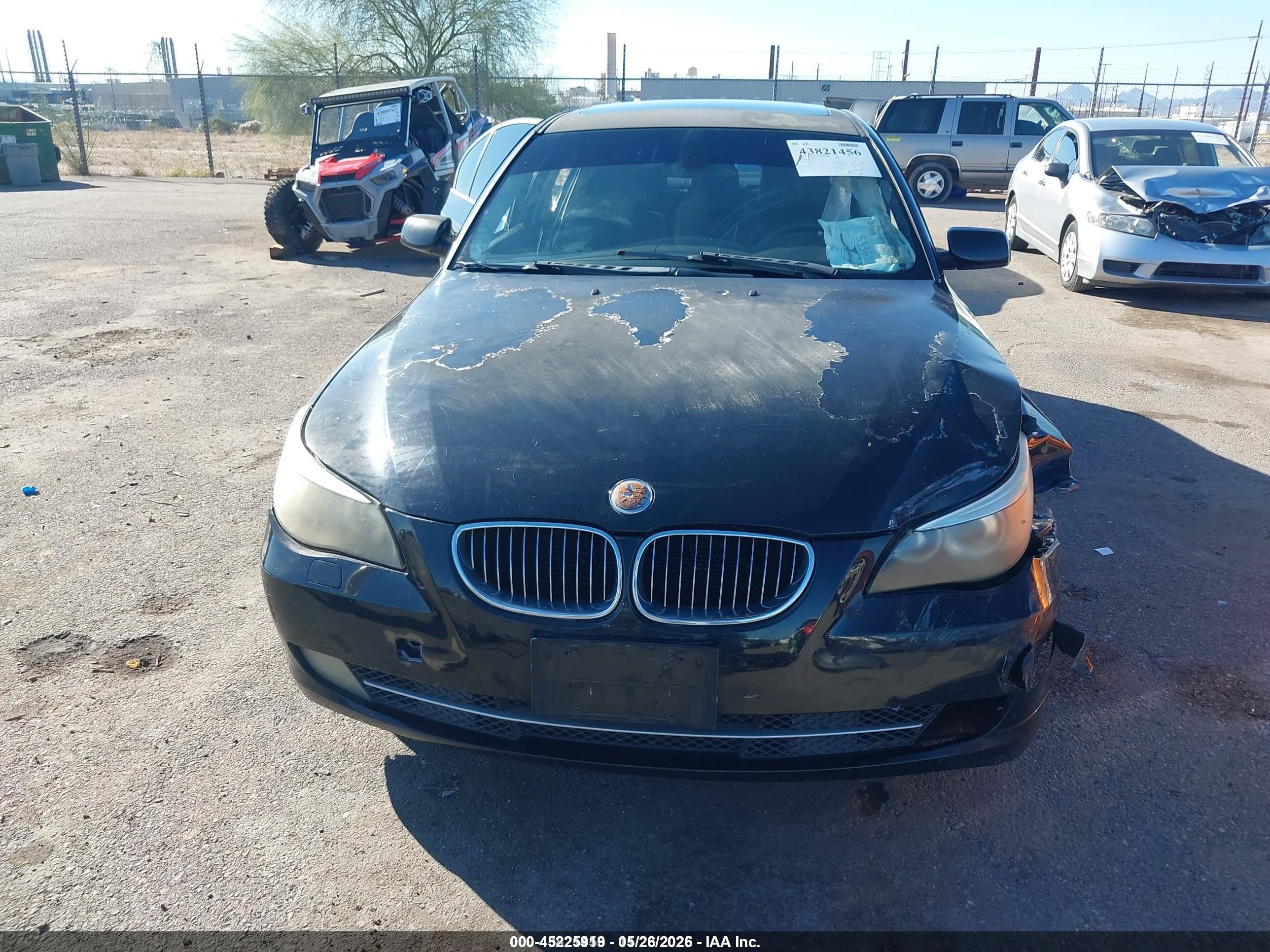 2008 Bmw 528i   Black vin: WBANU53598CT19841
