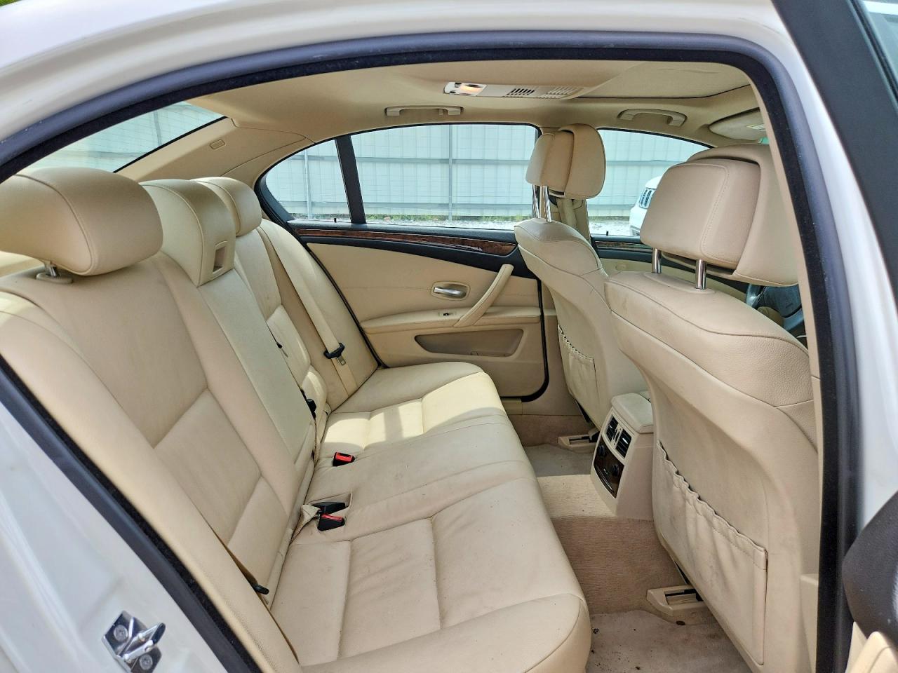 2008 Bmw 528 I White vin: WBANU535X8C111323