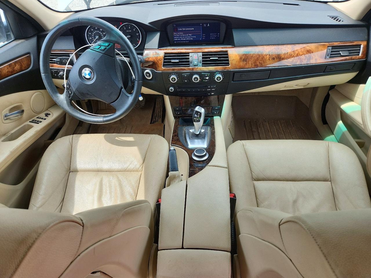 2008 Bmw 528 I White vin: WBANU535X8C111323