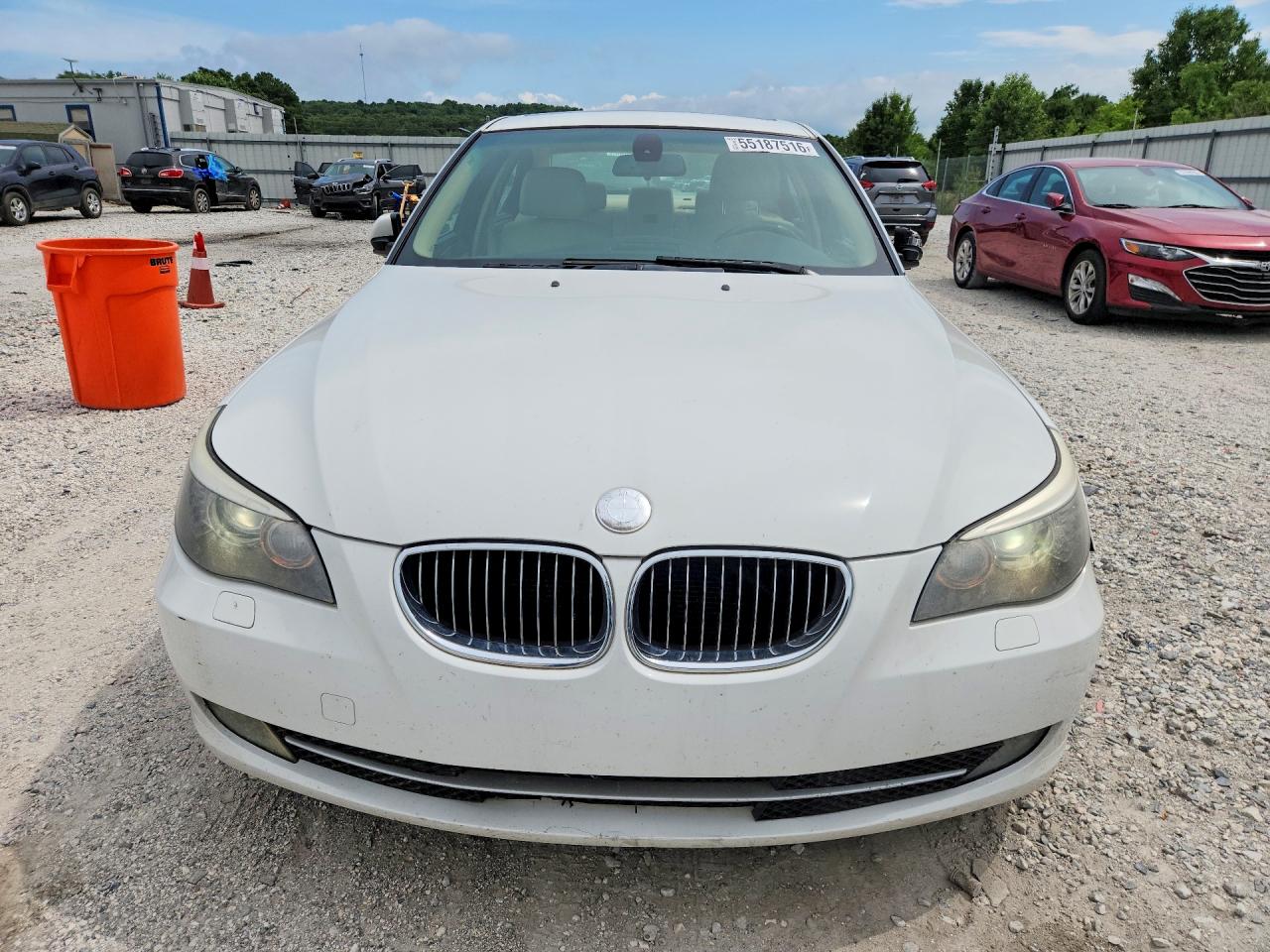 2008 Bmw 528 I White vin: WBANU535X8C111323