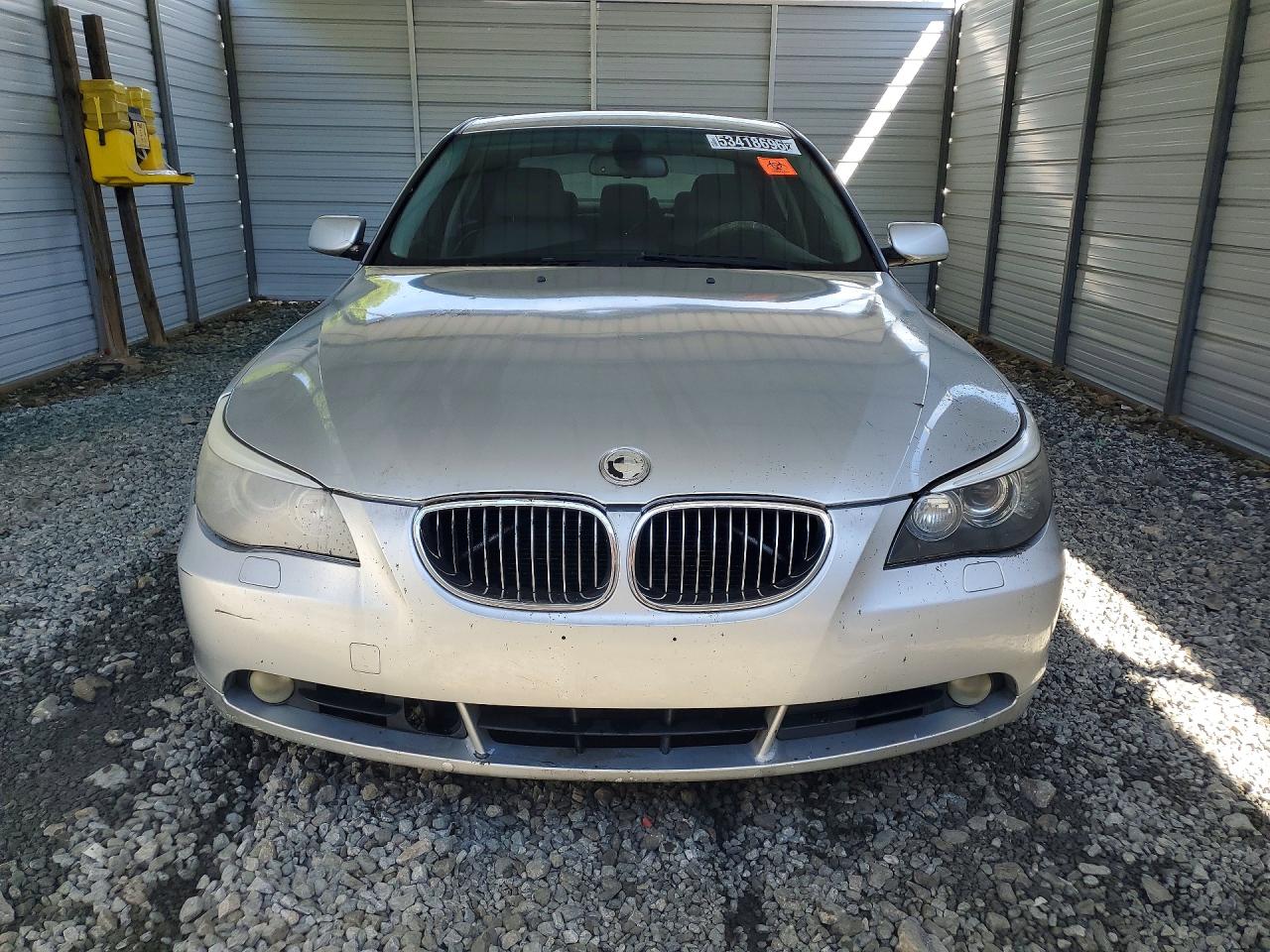 2008 Bmw 528 I Silver vin: WBANU535X8CT11957