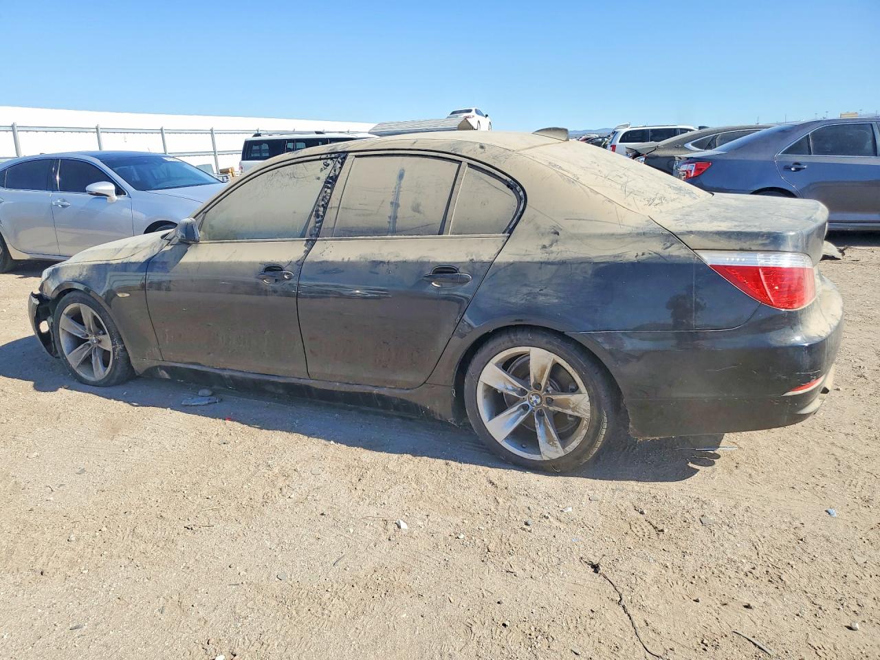 2008 Bmw 528 I Black vin: WBANU535X8CT17421