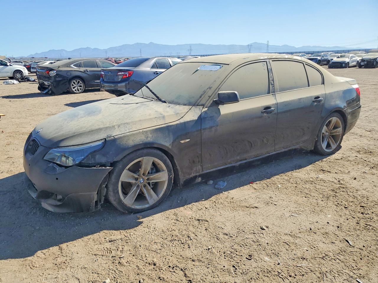 2008 Bmw 528 I Black vin: WBANU535X8CT17421