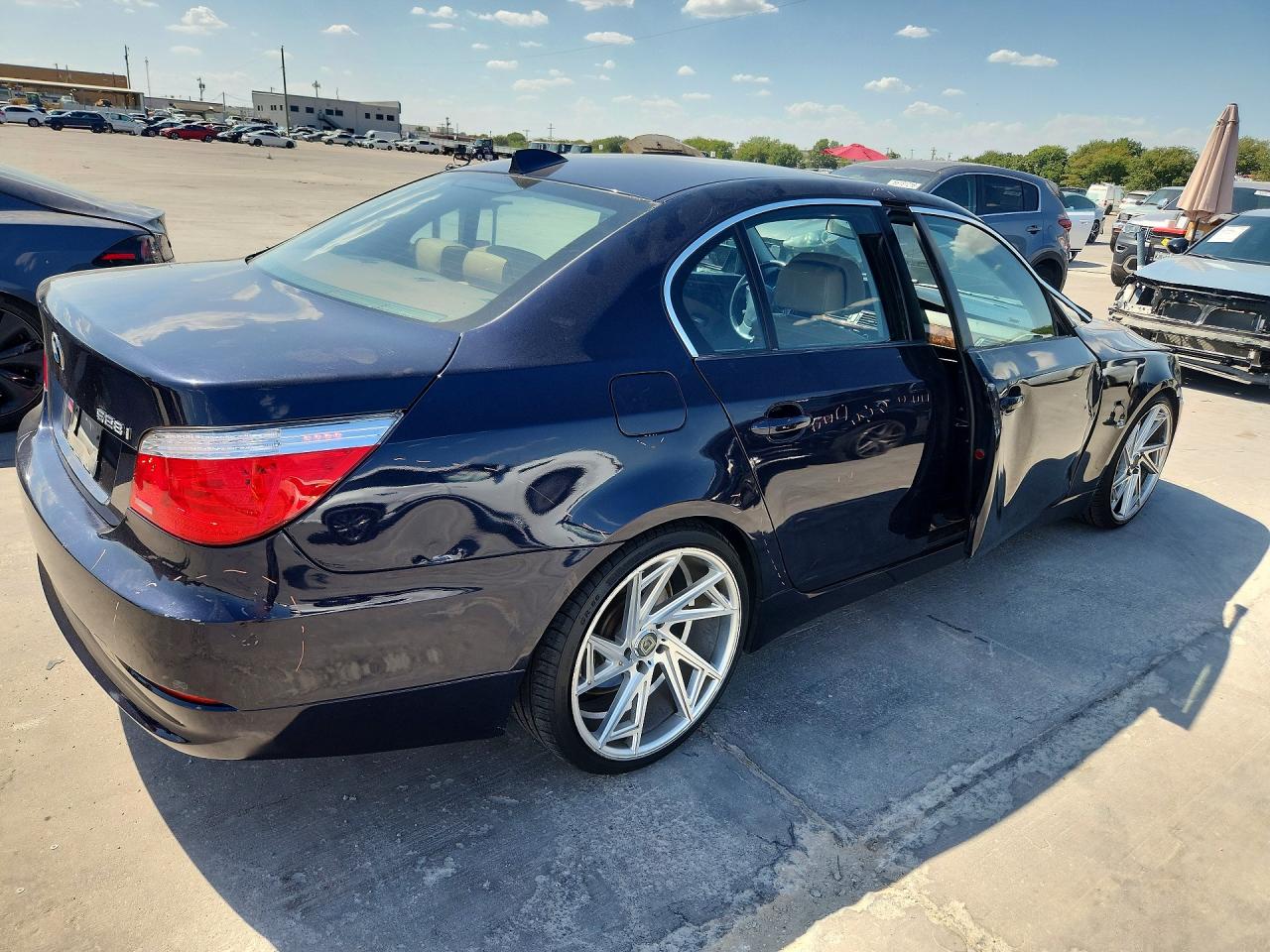2010 Bmw 528 I Blue vin: WBANU5C50AC128749