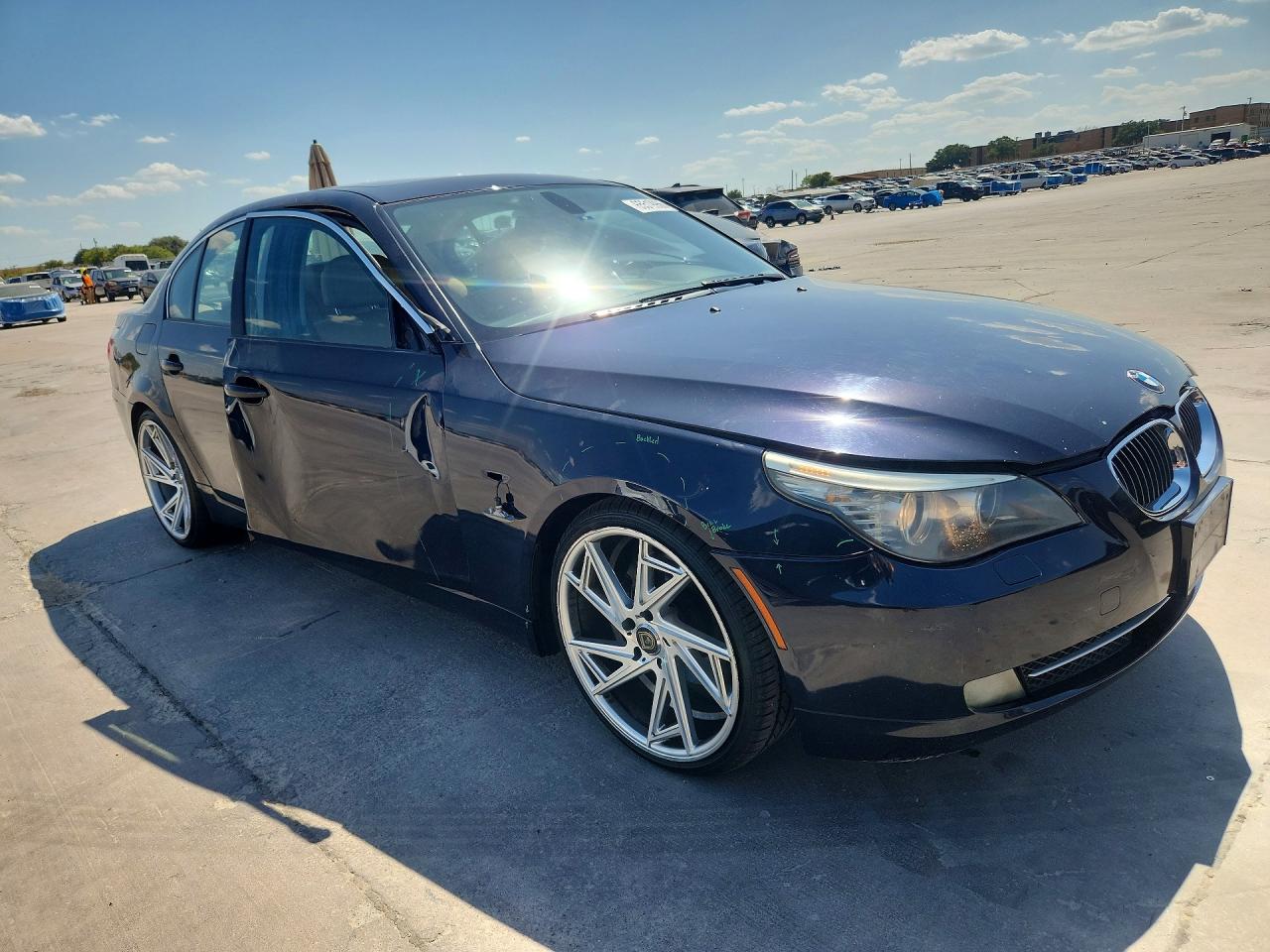 2010 Bmw 528 I Blue vin: WBANU5C50AC128749
