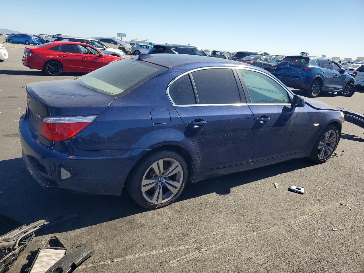 2010 Bmw 528 I Blue vin: WBANU5C51AC442717