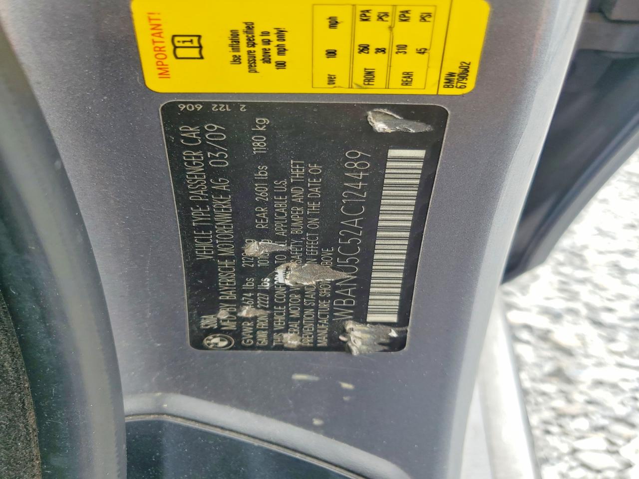 2010 Bmw 528 I Silver vin: WBANU5C52AC124489