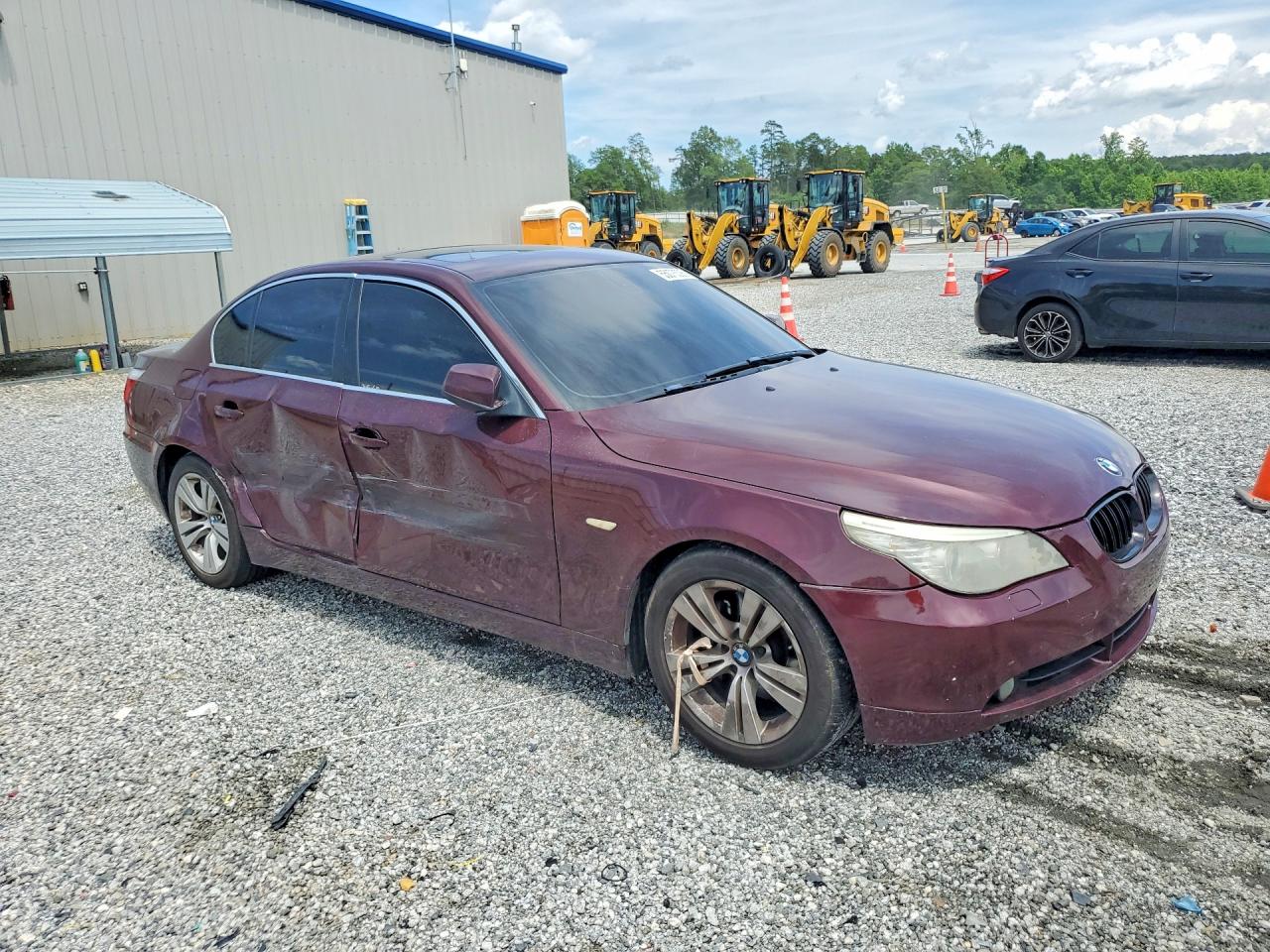 2010 Bmw 528 I Burgundy vin: WBANU5C53AC364165