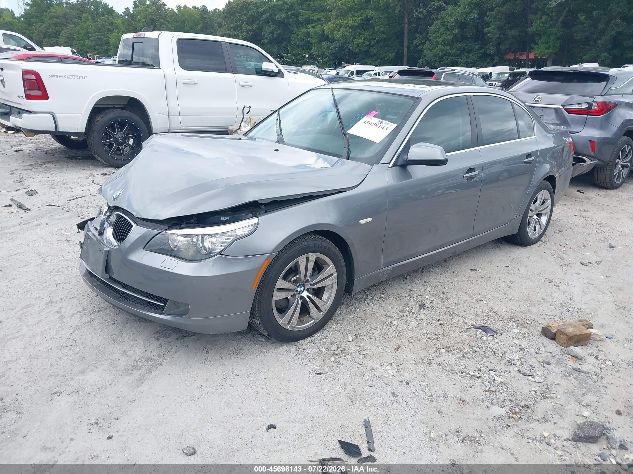 2010 Bmw 528i   Gray vin: WBANU5C53AC442430