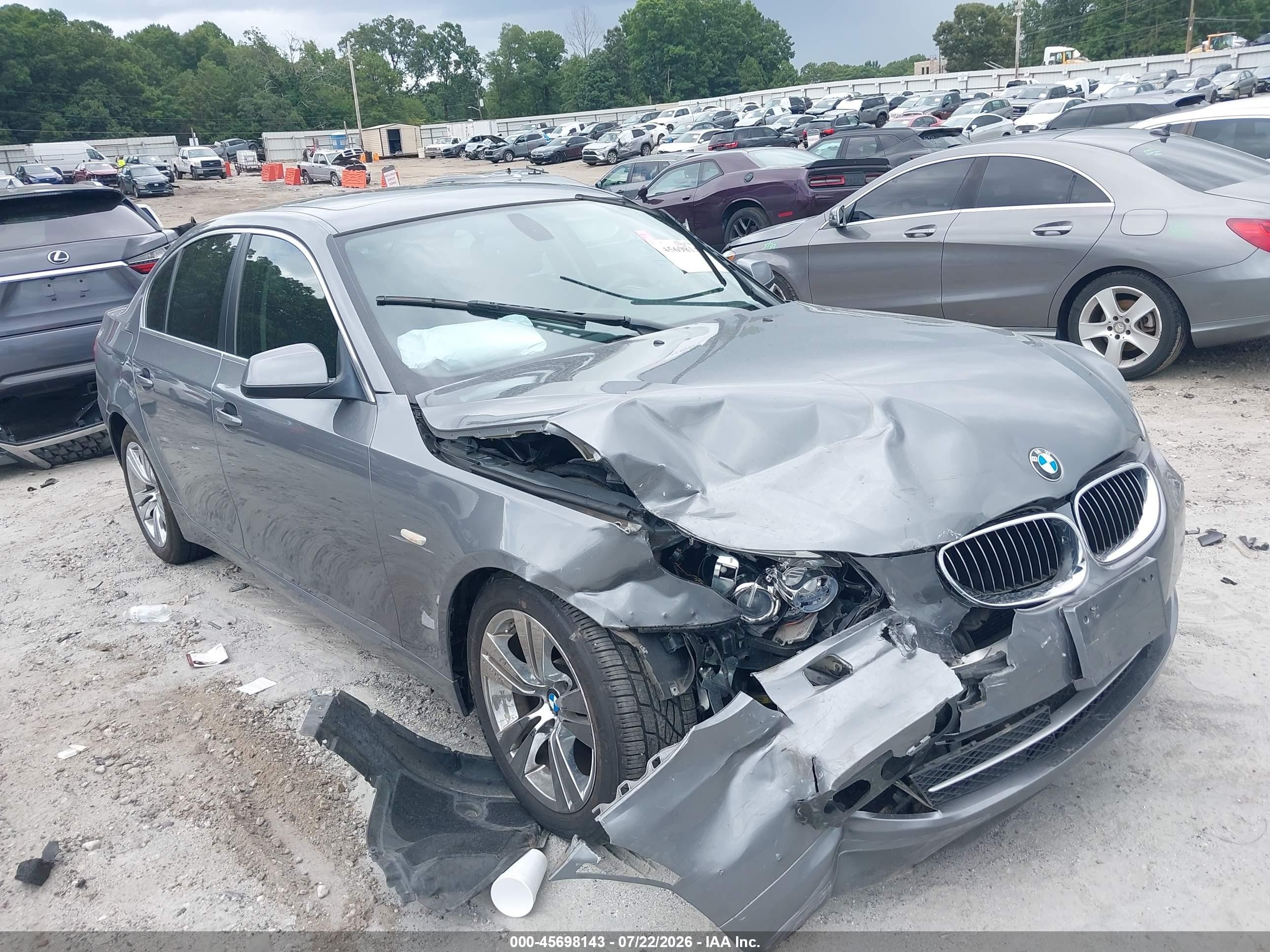 2010 Bmw 528i   Gray vin: WBANU5C53AC442430