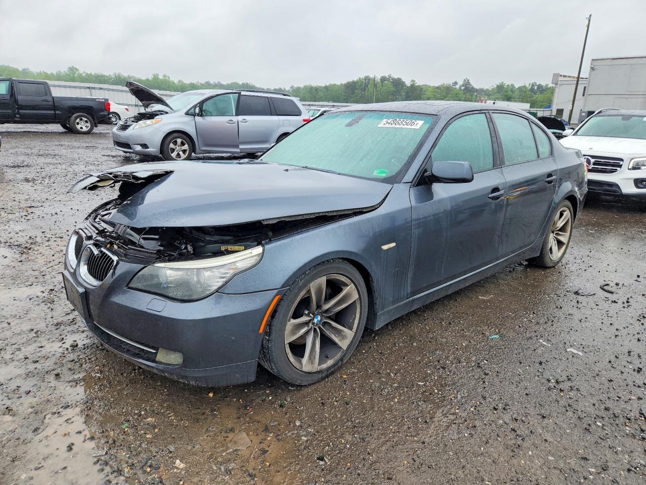 2010 Bmw 528 I Gray vin: WBANU5C54AC128186