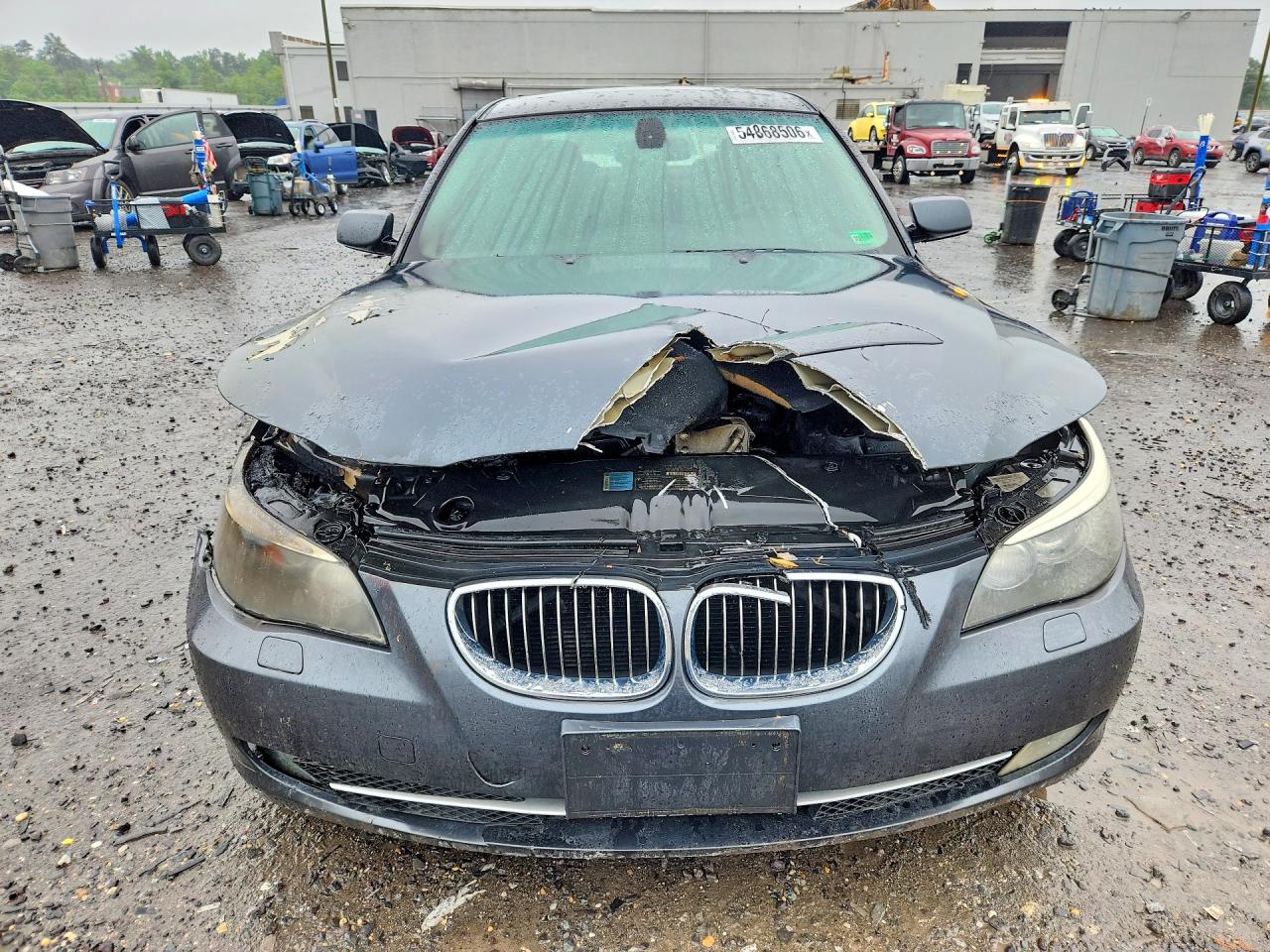 2010 Bmw 528 I Gray vin: WBANU5C54AC128186
