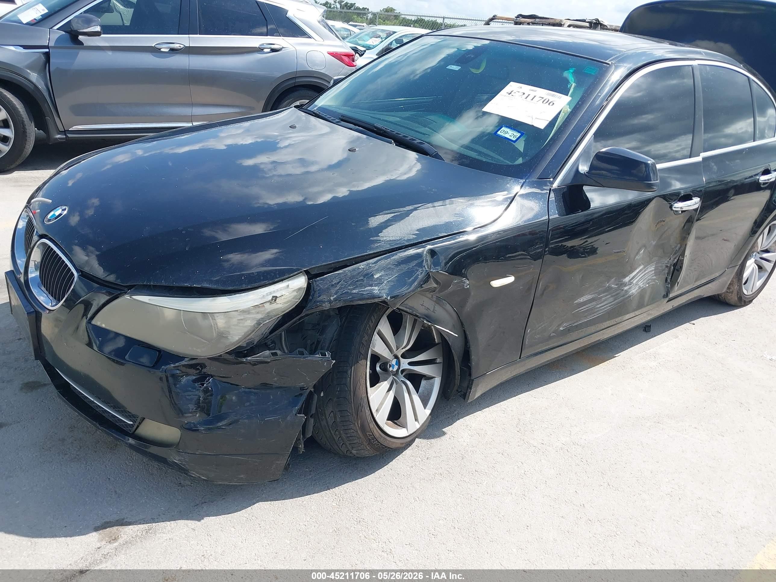 2010 Bmw 528i   Black vin: WBANU5C55AC366337