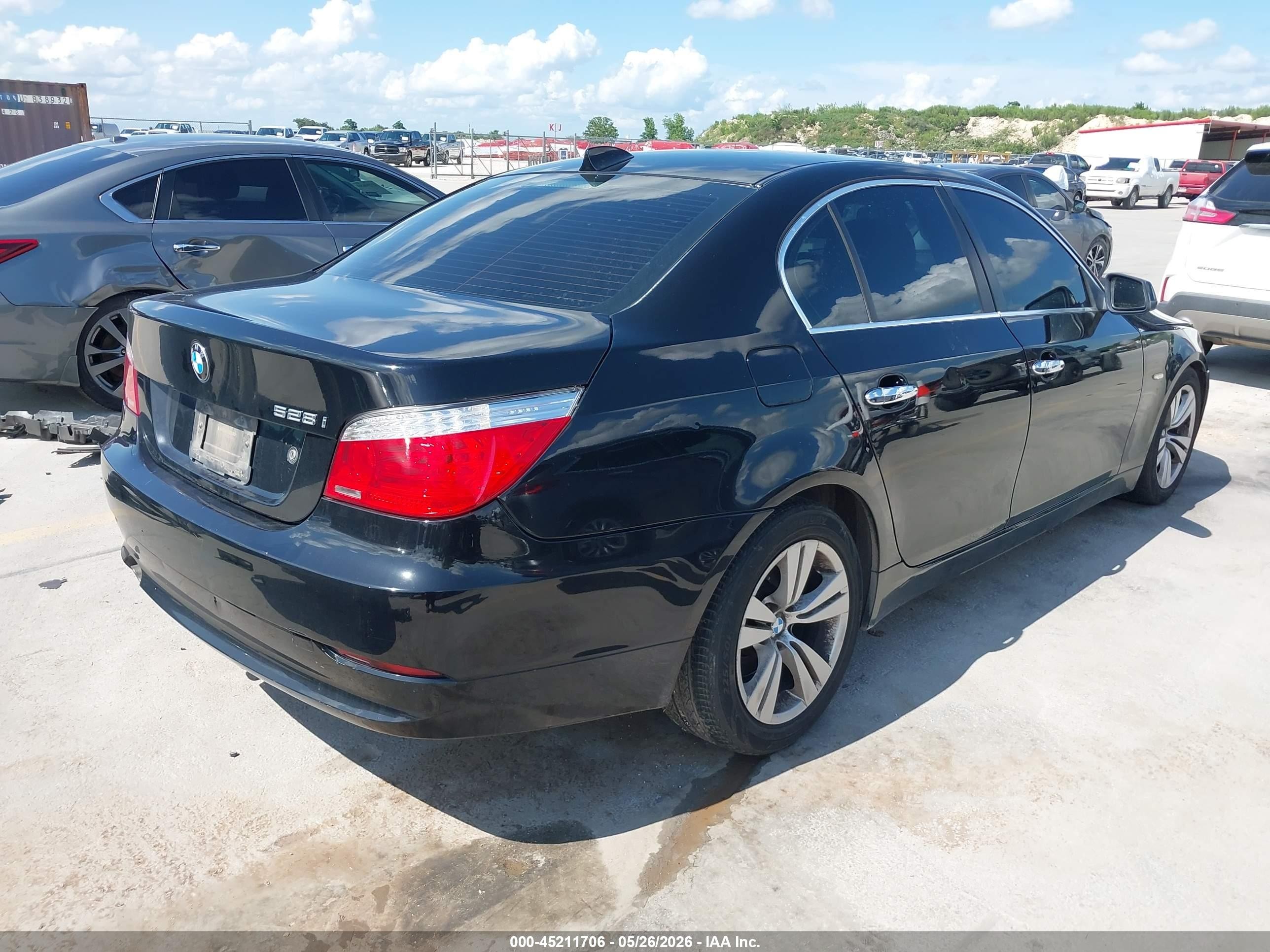 2010 Bmw 528i   Black vin: WBANU5C55AC366337