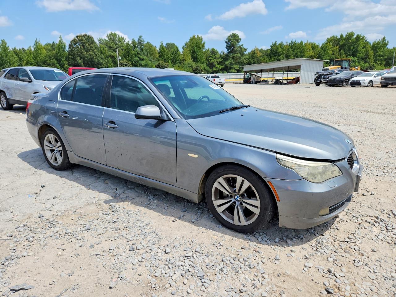 2010 Bmw 528 I Silver vin: WBANU5C57AC460509