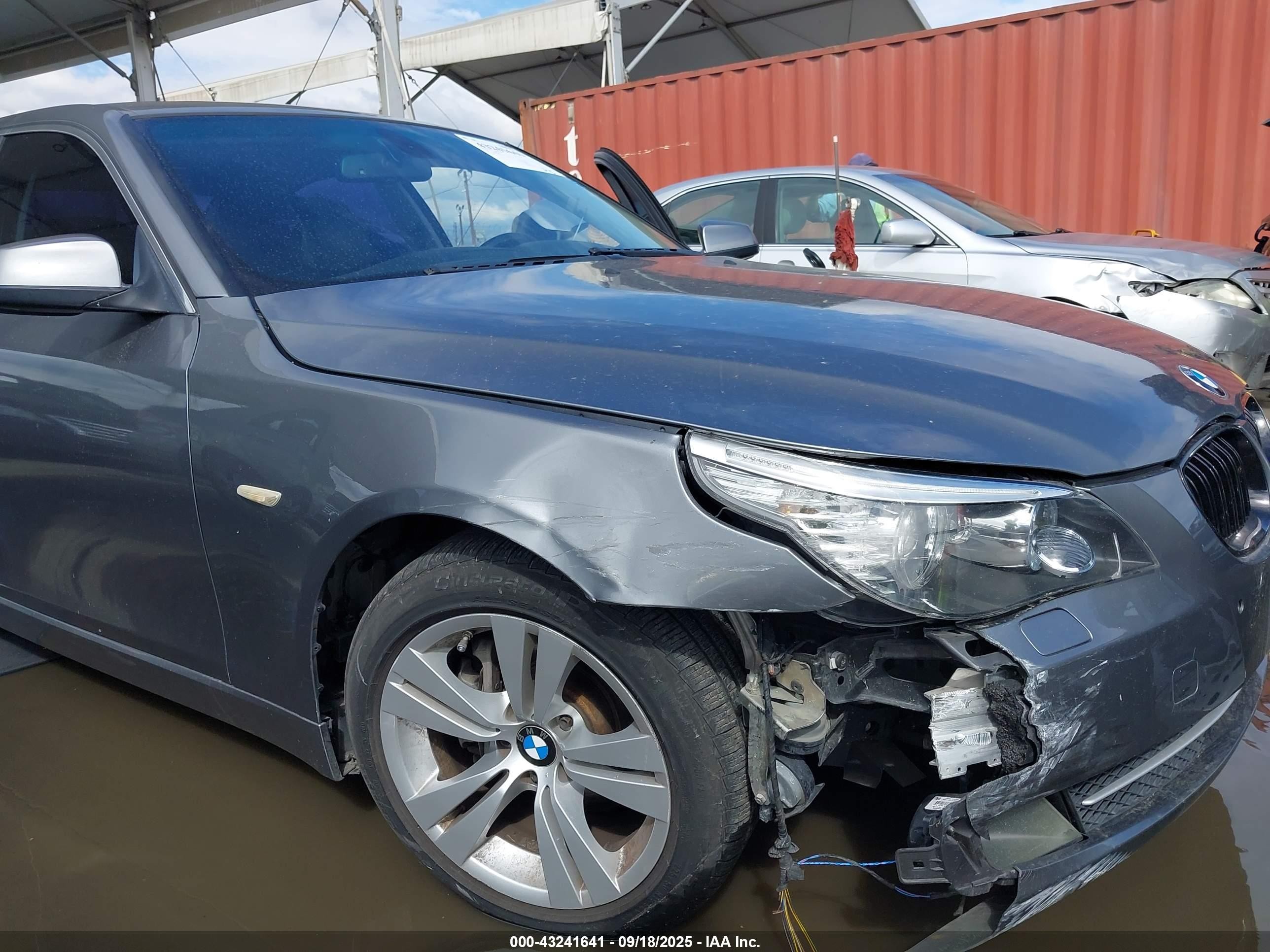 2010 Bmw 528i   Silver vin: WBANU5C58AC129549