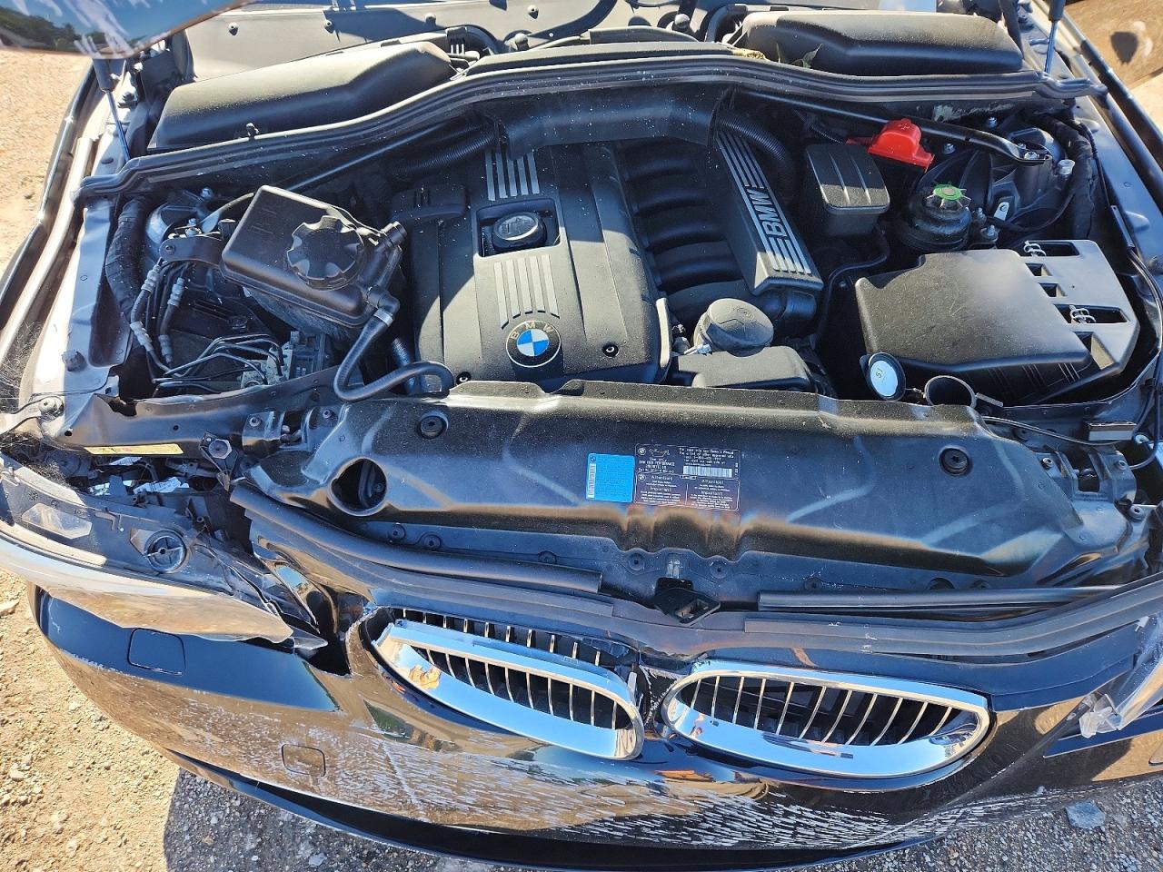 2008 Bmw 528 Xi Черный vin: WBANV13508CZ57854