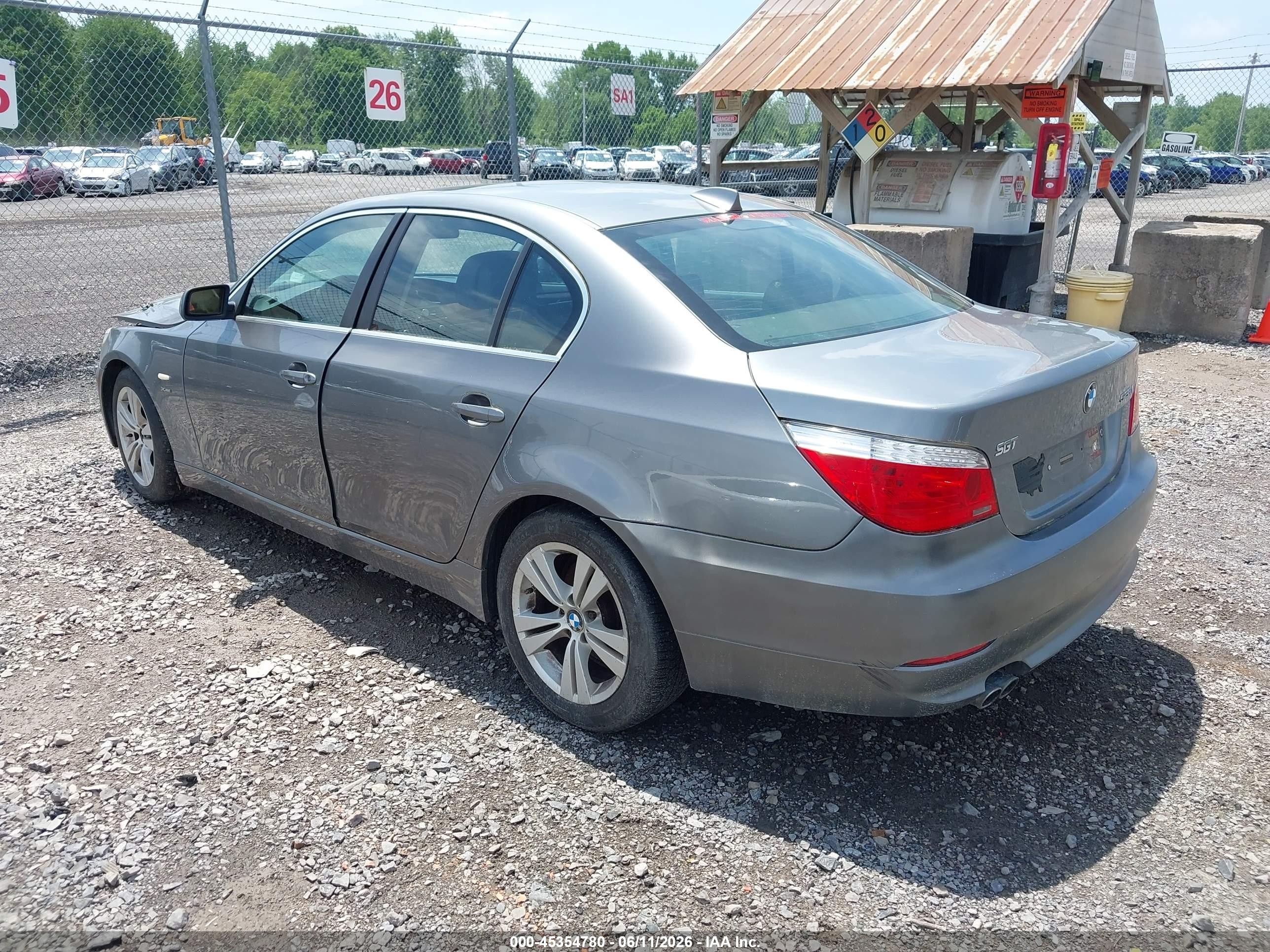 2009 Bmw 528i Xdrive Silver vin: WBANV13509C154849
