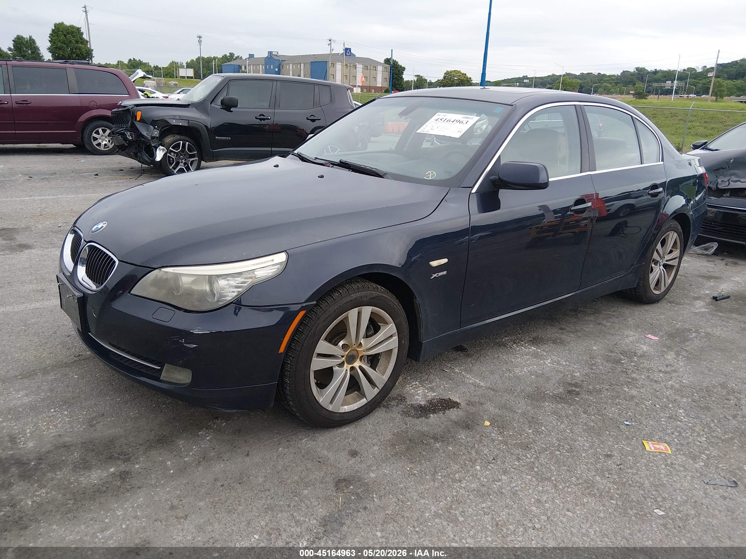 2009 Bmw 528i Xdrive Blue vin: WBANV13519C151958