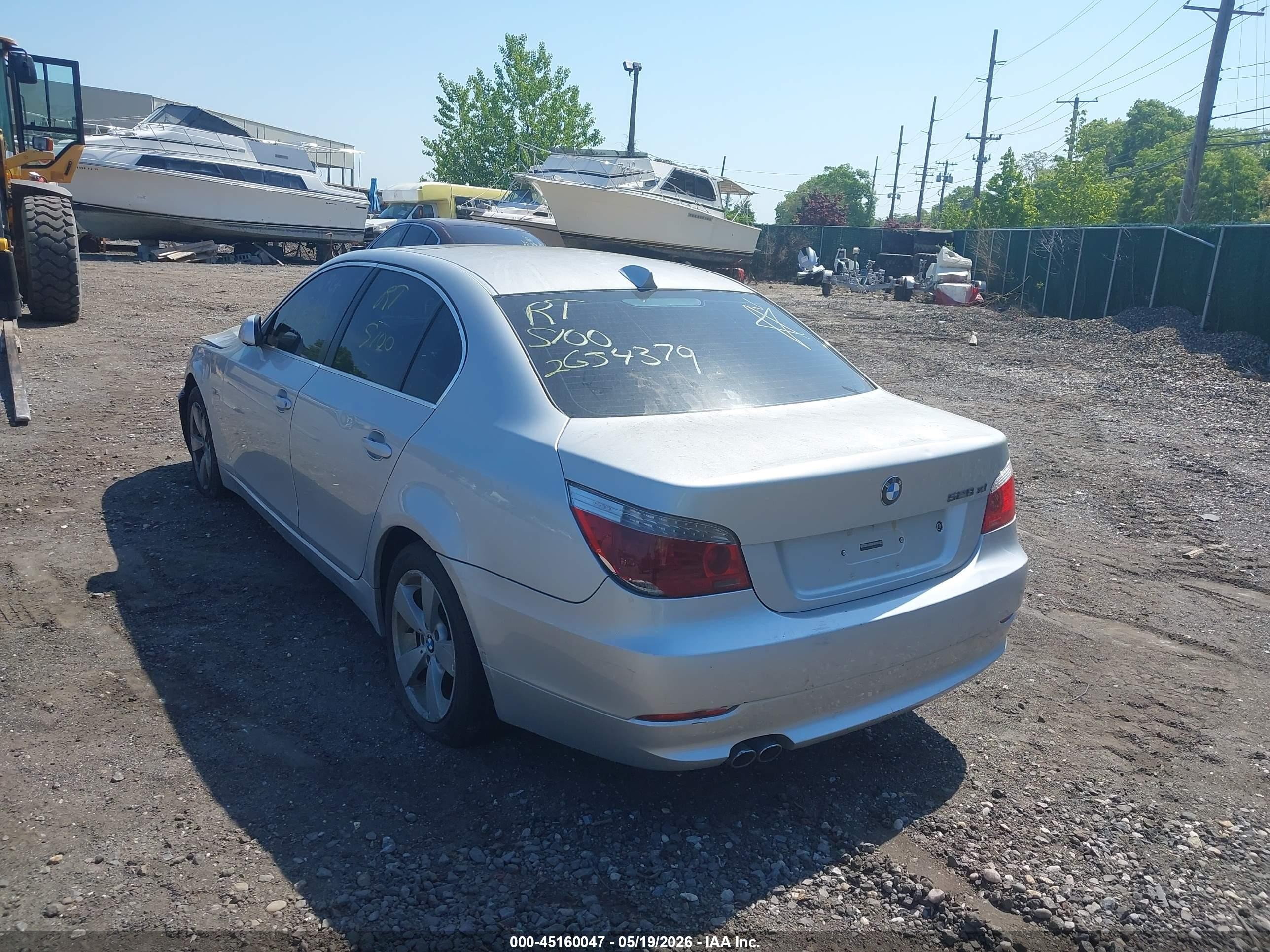 2008 Bmw 528xi   Silver vin: WBANV13528CZ56785