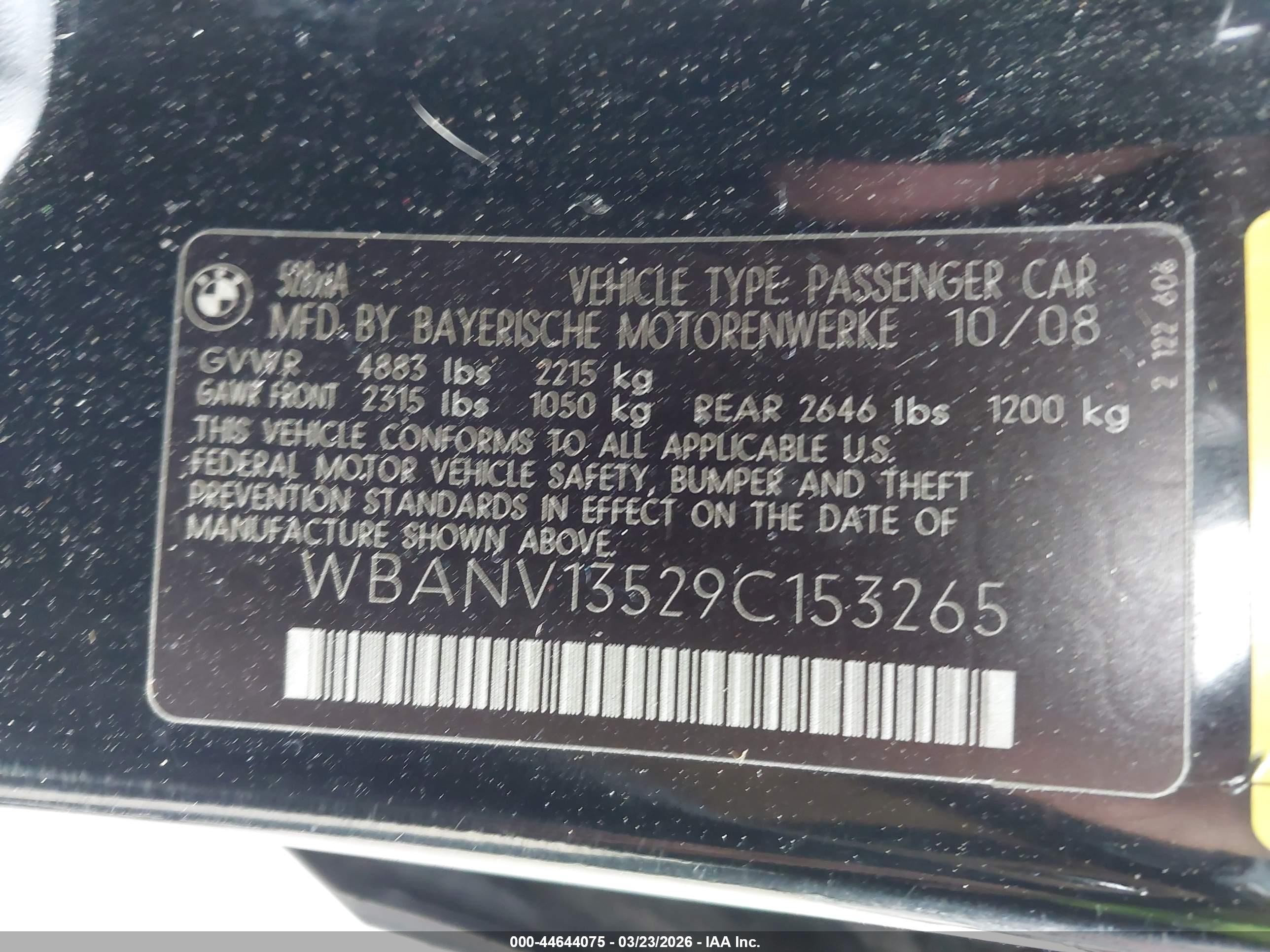 2009 Bmw 528i Xdrive Black vin: WBANV13529C153265