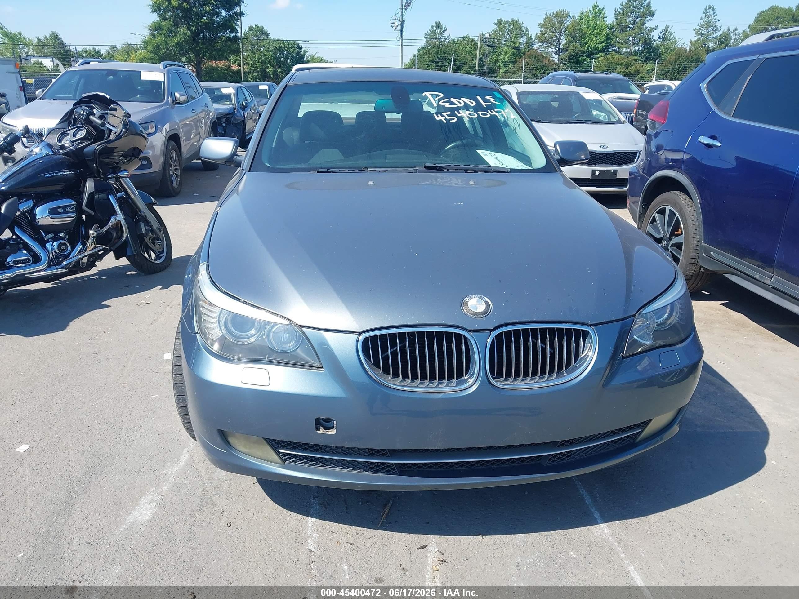 2009 Bmw 528i Xdrive Blue vin: WBANV13529C153993
