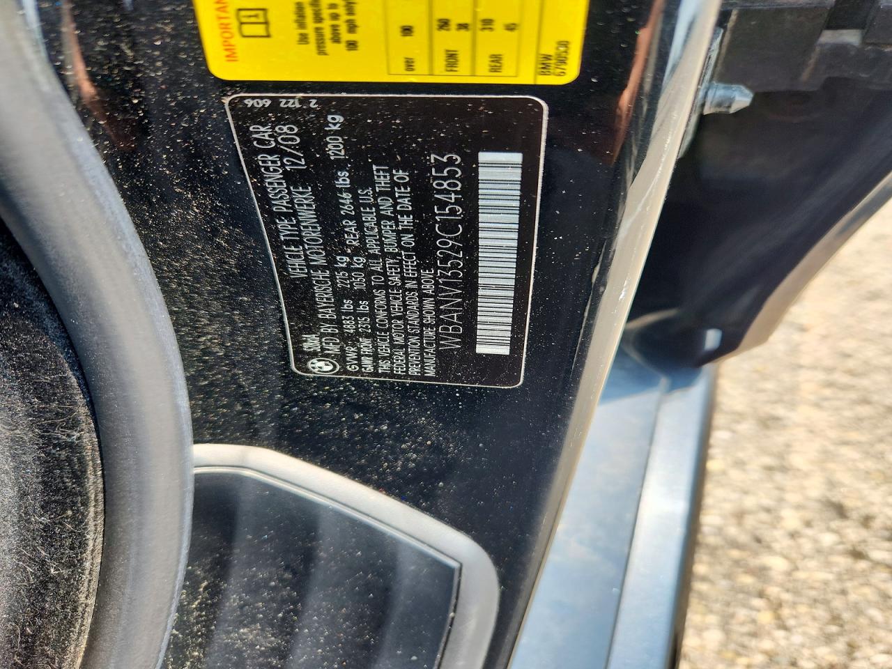 2009 Bmw 528 Xi Black vin: WBANV13529C154853