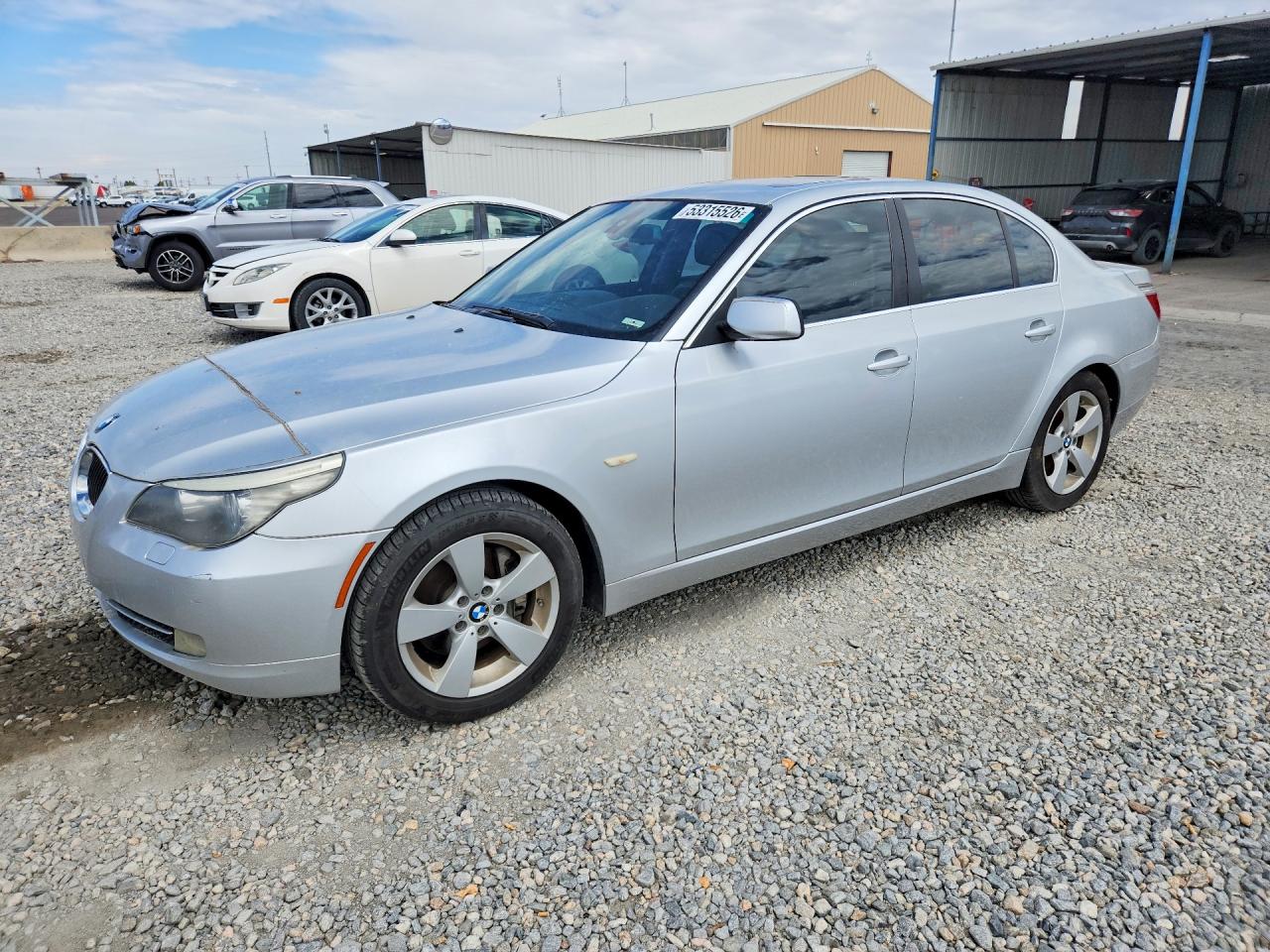 2008 Bmw 528 Xi Silver vin: WBANV13538CZ53703