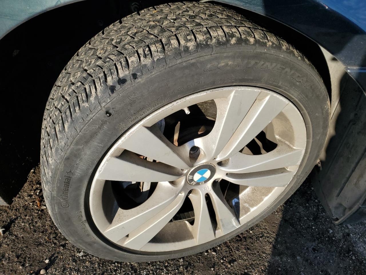 2009 Bmw 528 Xi Зеленый vin: WBANV13539C154456 Damage: Right Front Wheel, Curb Rash, > 12 Inches