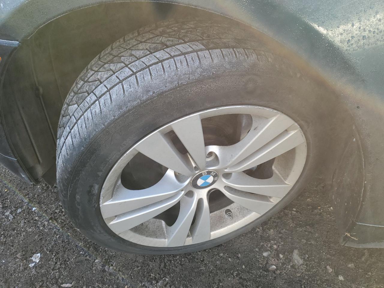 2009 Bmw 528 Xi Зеленый vin: WBANV13539C154456 Damage: Left Front Wheel, Curb Rash, 6 To 7 Inches