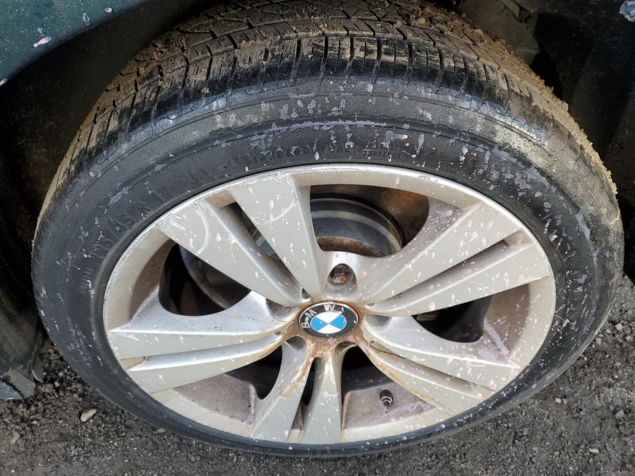 2009 Bmw 528 Xi Зеленый vin: WBANV13539C154456 Damage: Left Rear Wheel, Curb Rash, > 12 Inches