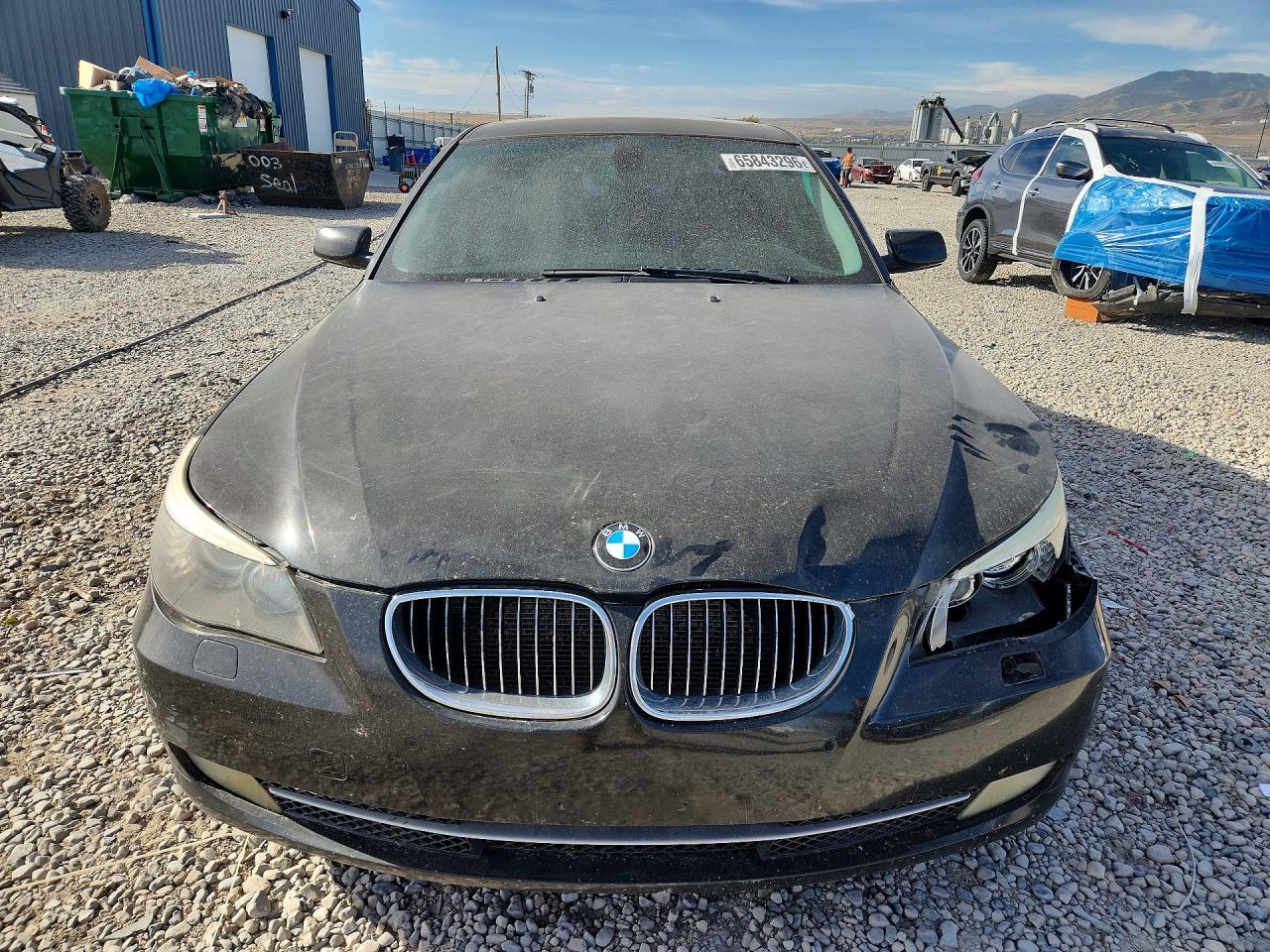 2008 Bmw 528 Xi Black vin: WBANV13548CZ60014