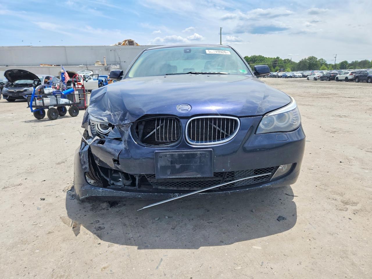 2009 Bmw 528 Xi Blue vin: WBANV13559C154457