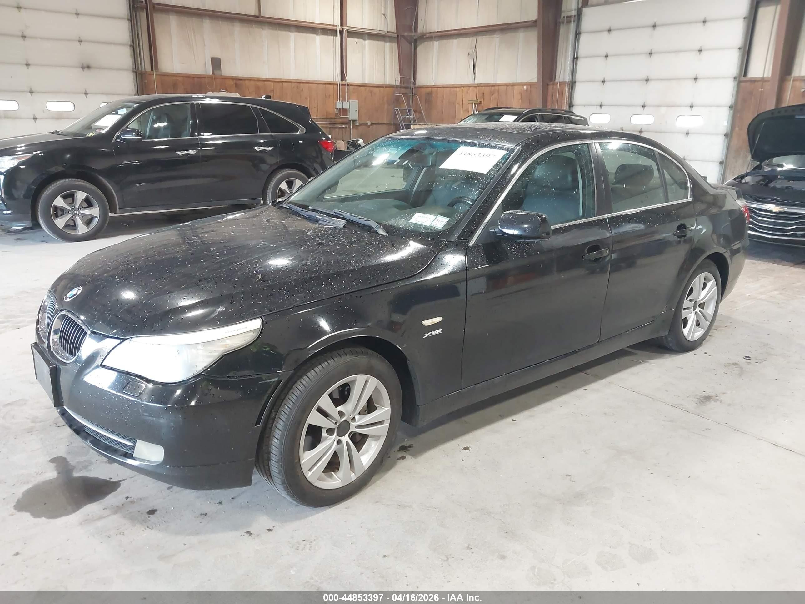 2009 Bmw 528i Xdrive Black vin: WBANV13559C155270