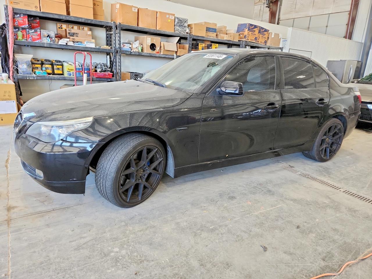 2008 Bmw 528 Xi Черный vin: WBANV13568BZ48159