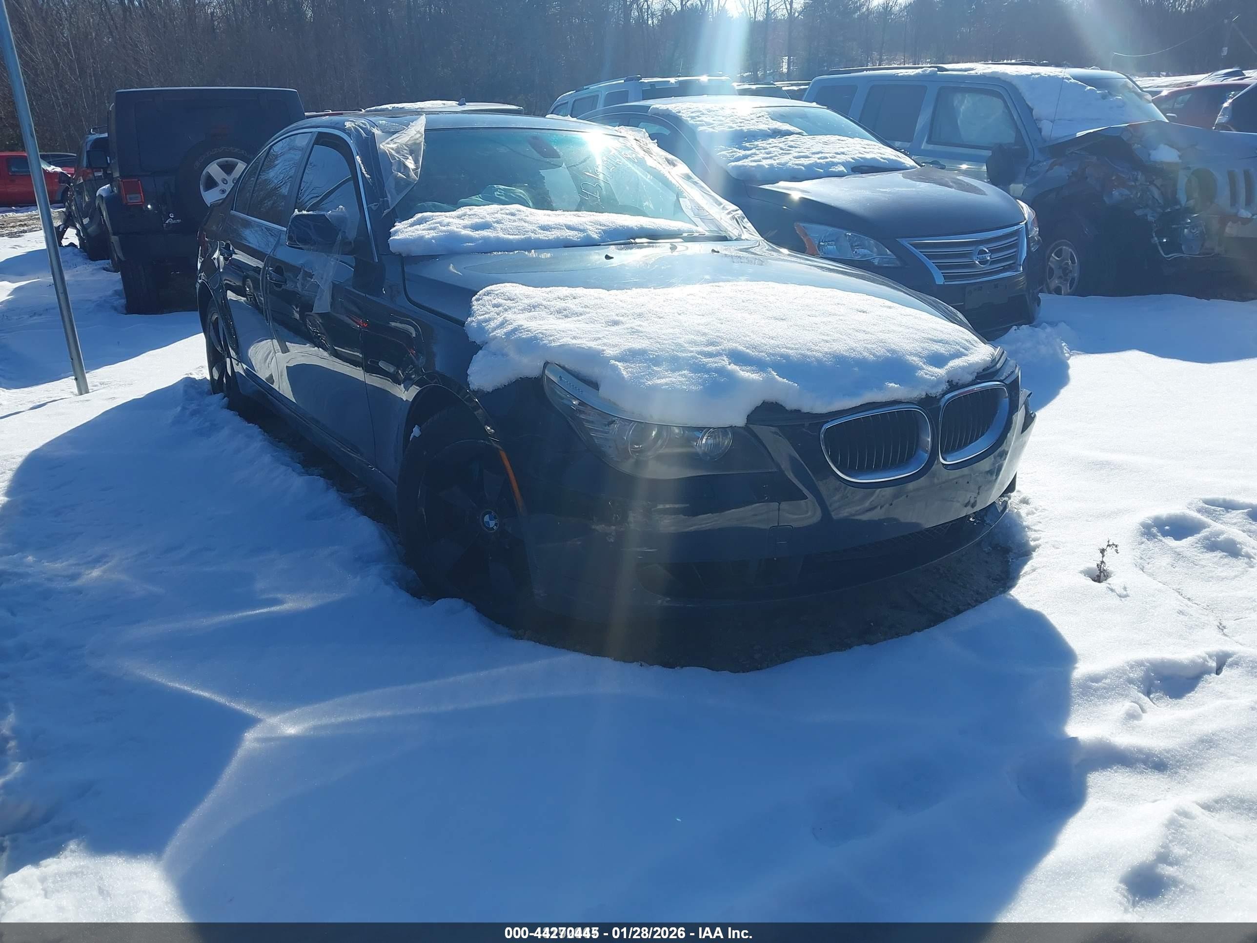 2008 Bmw 528xi   Black vin: WBANV13568CZ58491