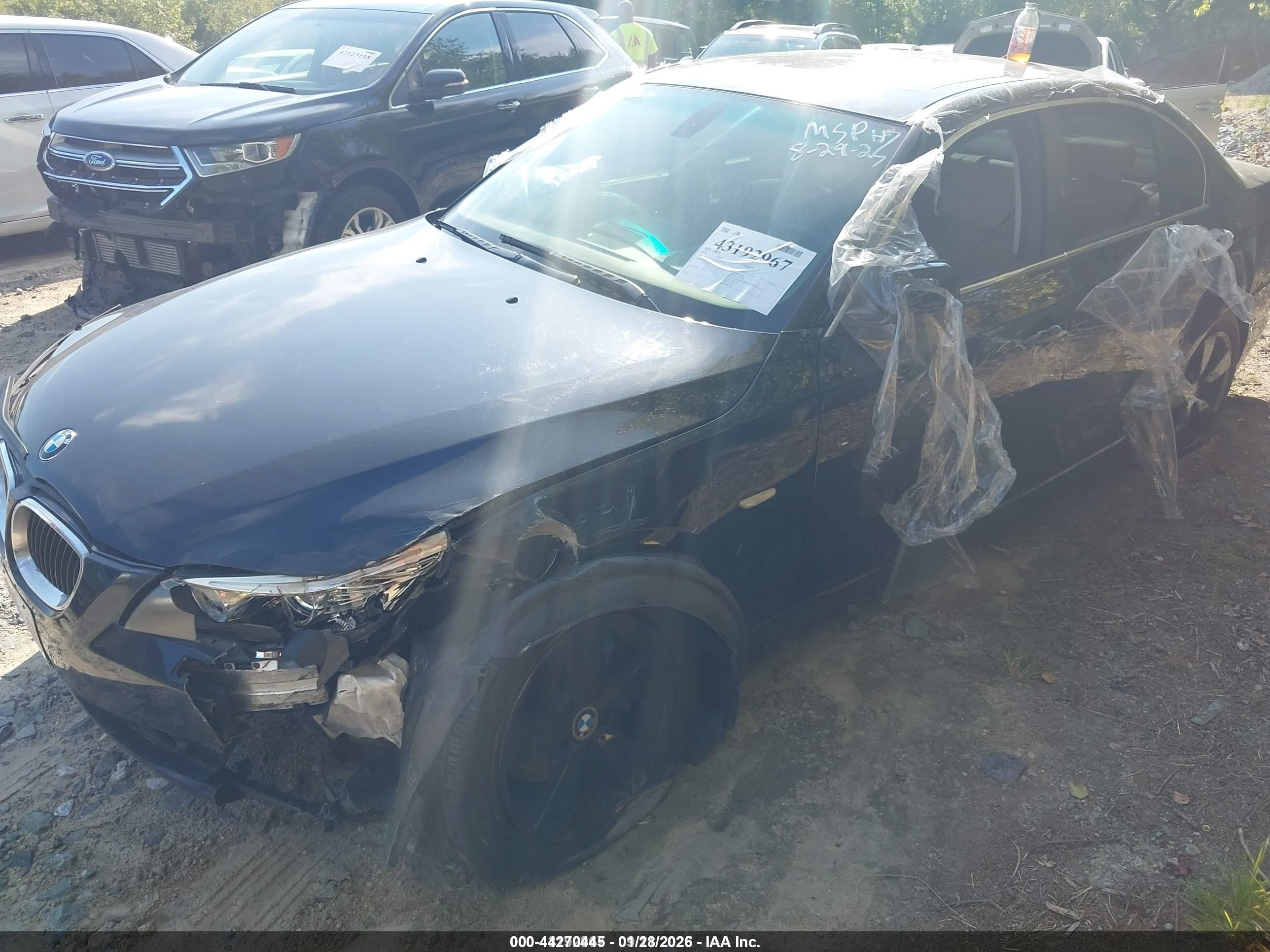 2008 Bmw 528xi   Black vin: WBANV13568CZ58491