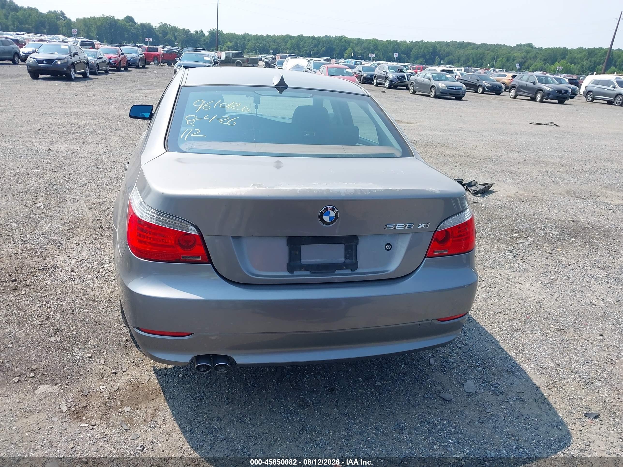 2008 Bmw 528xi   Gray vin: WBANV13588C150305