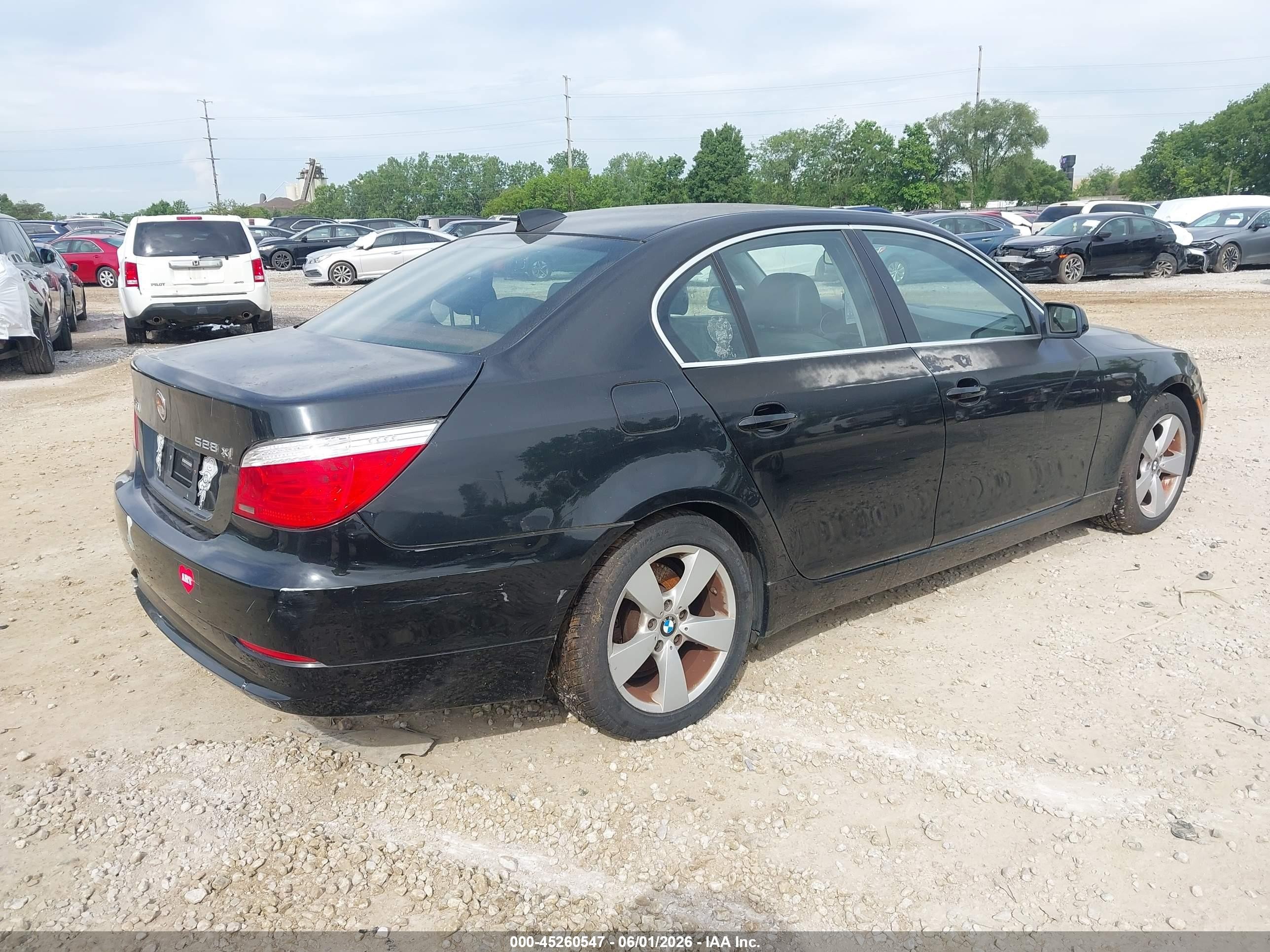 2008 Bmw 528xi   Black vin: WBANV13588CZ55947