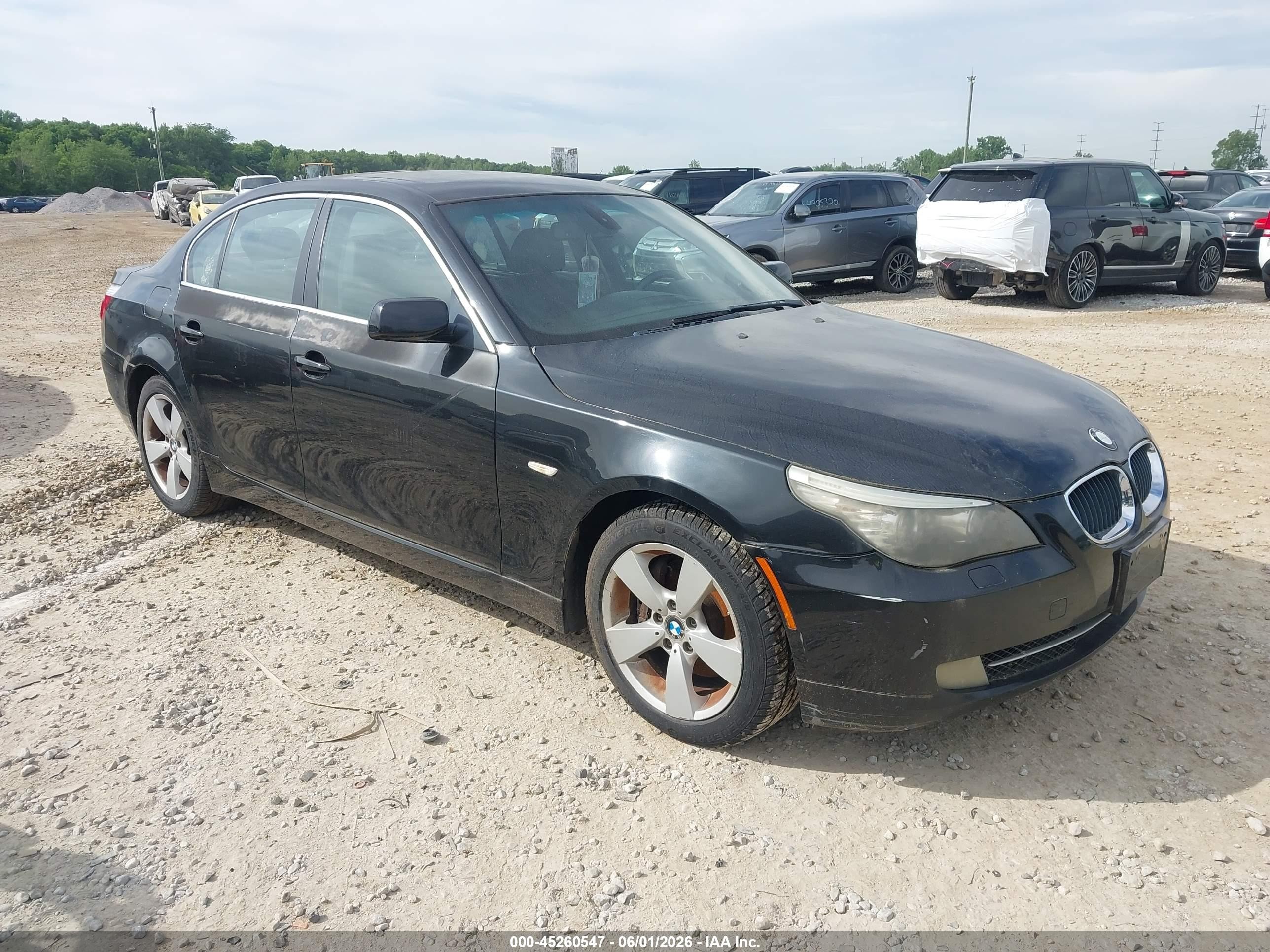 2008 Bmw 528xi   Black vin: WBANV13588CZ55947