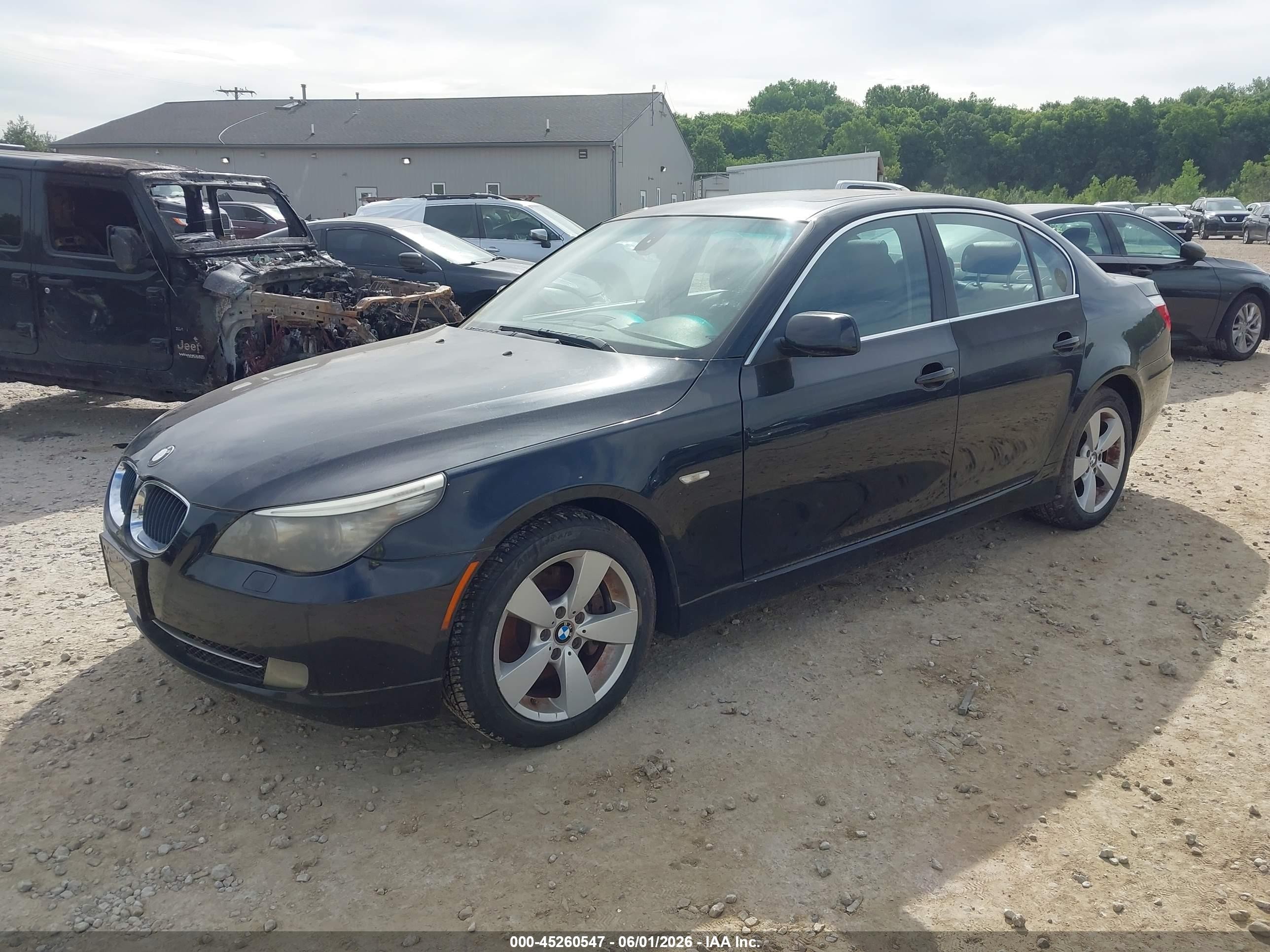 2008 Bmw 528xi   Black vin: WBANV13588CZ55947