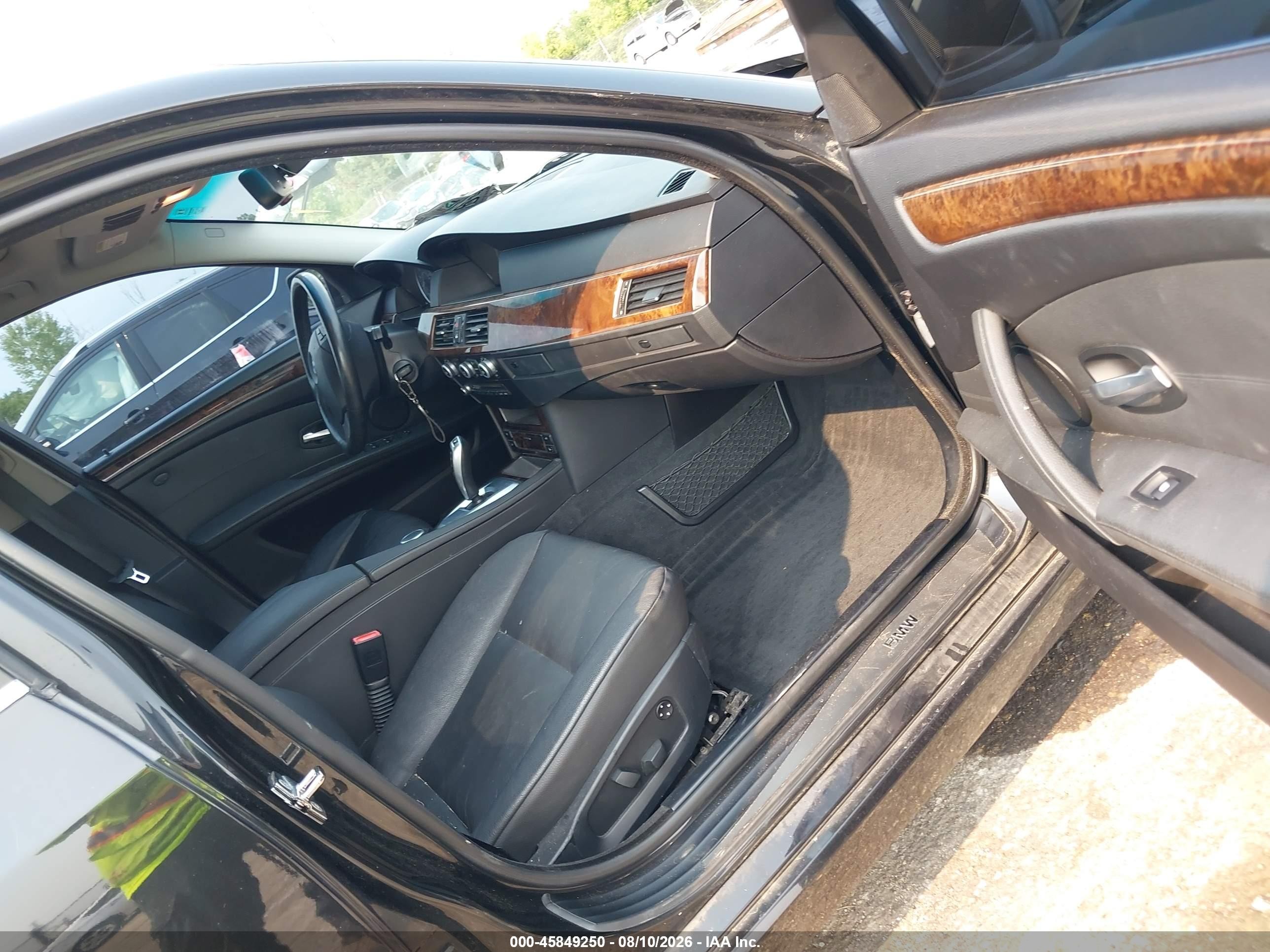 2008 Bmw 528xi Black vin: WBANV13598BZ48348