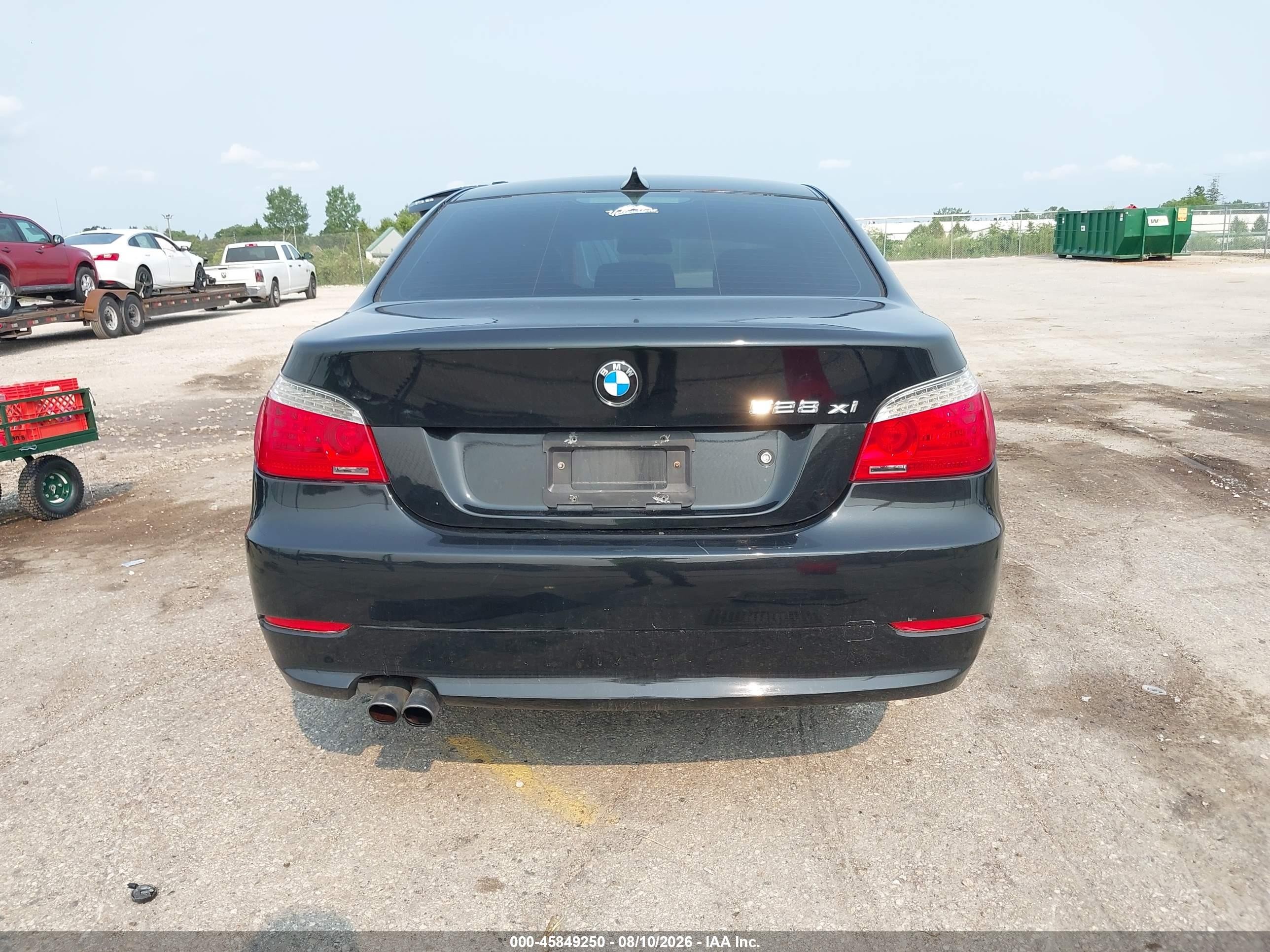 2008 Bmw 528xi Black vin: WBANV13598BZ48348
