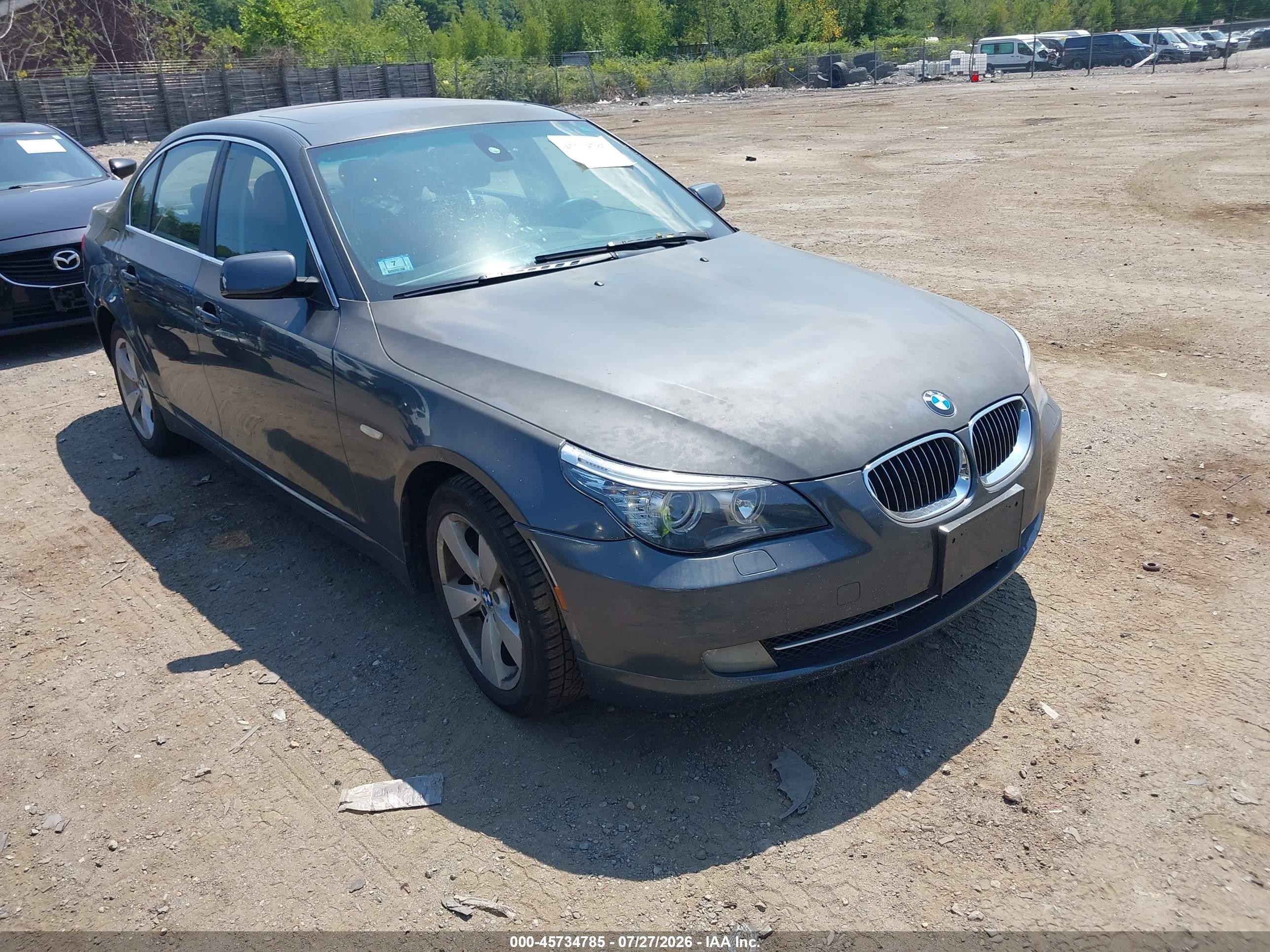 2008 Bmw 528xi   Gray vin: WBANV13598CZ53589