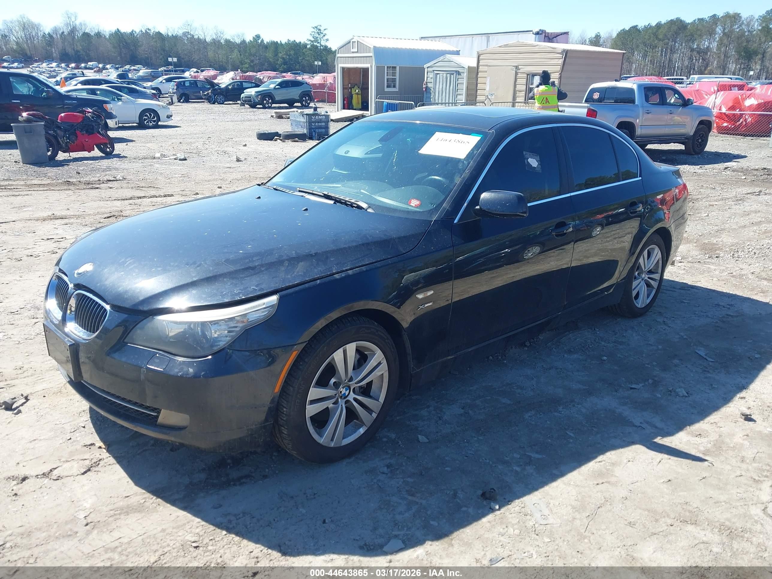 2009 Bmw 528i Xdrive Black vin: WBANV13599C155286