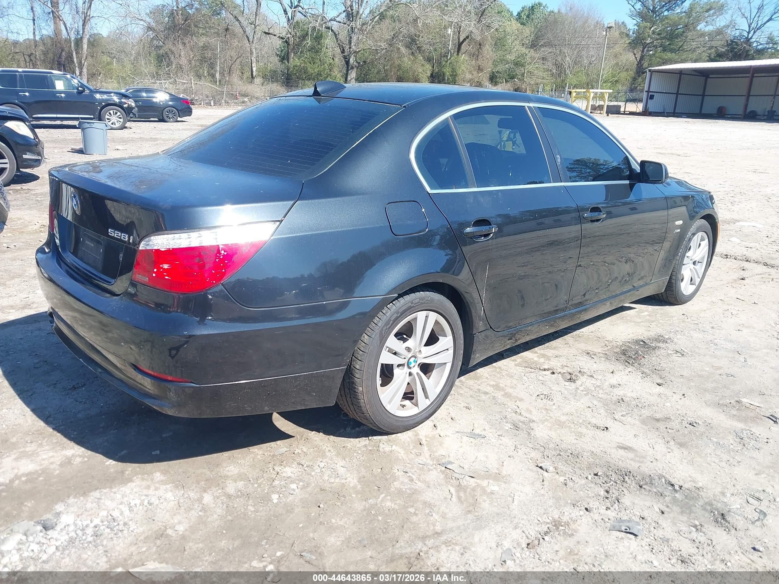 2009 Bmw 528i Xdrive Black vin: WBANV13599C155286